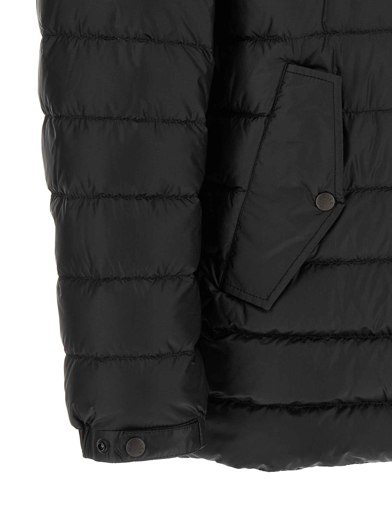 Moncler Black Polyamide Parka Moncler