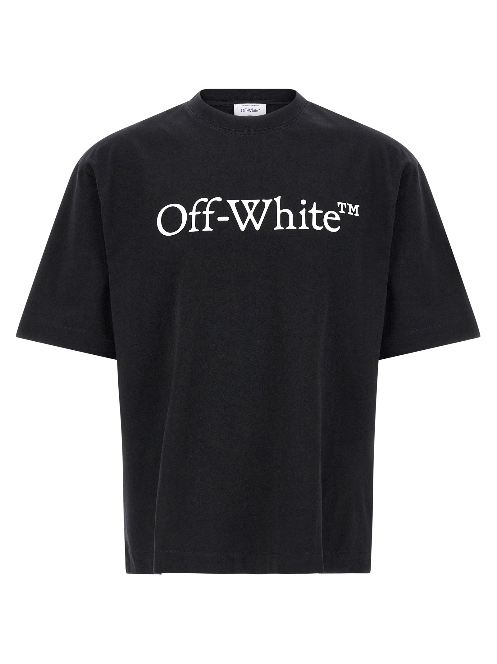 Off-White Bicolor Cotton T-Shirt Off-White