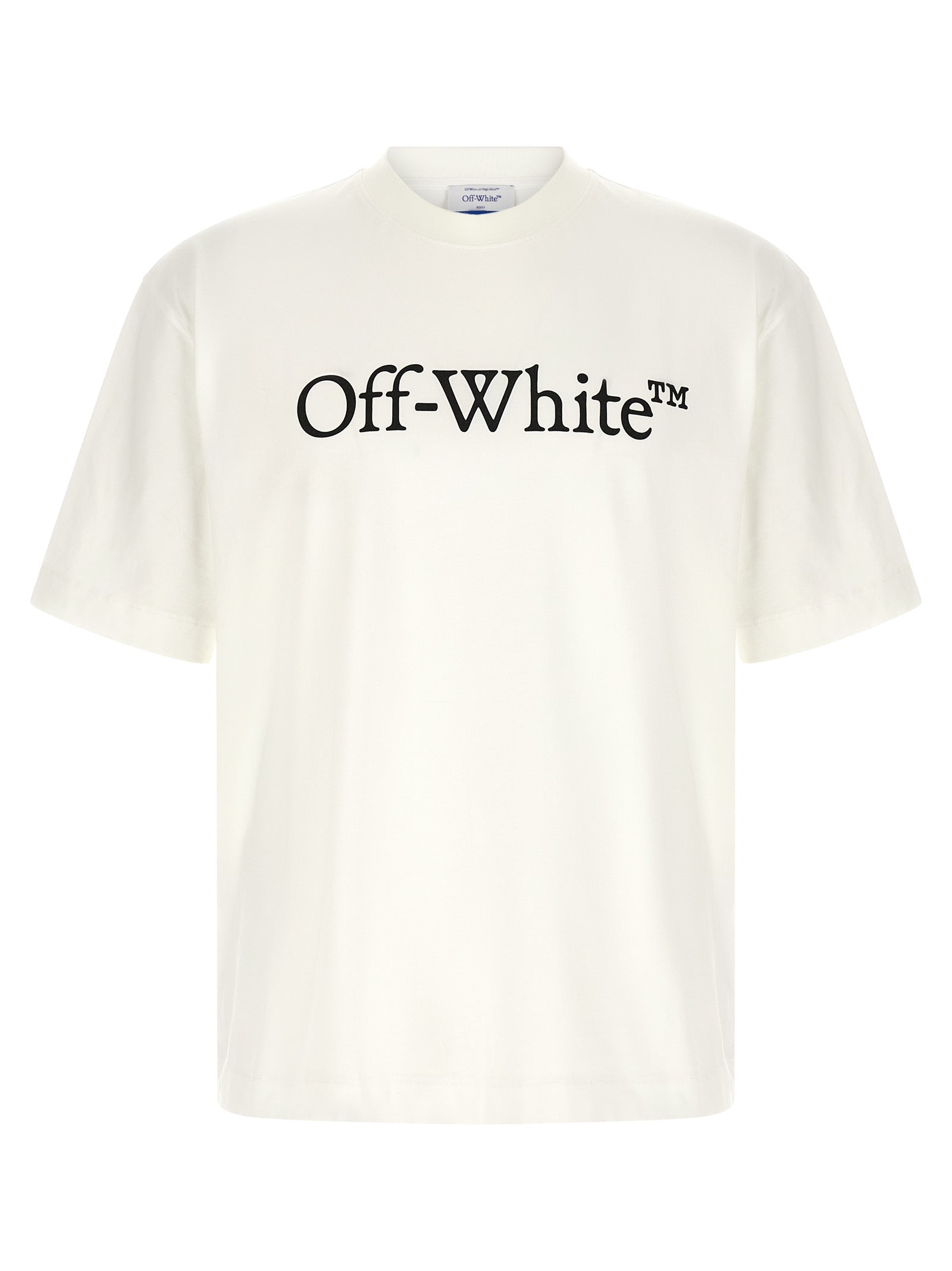 Off-White Bicolor Cotton T-Shirt Off-White