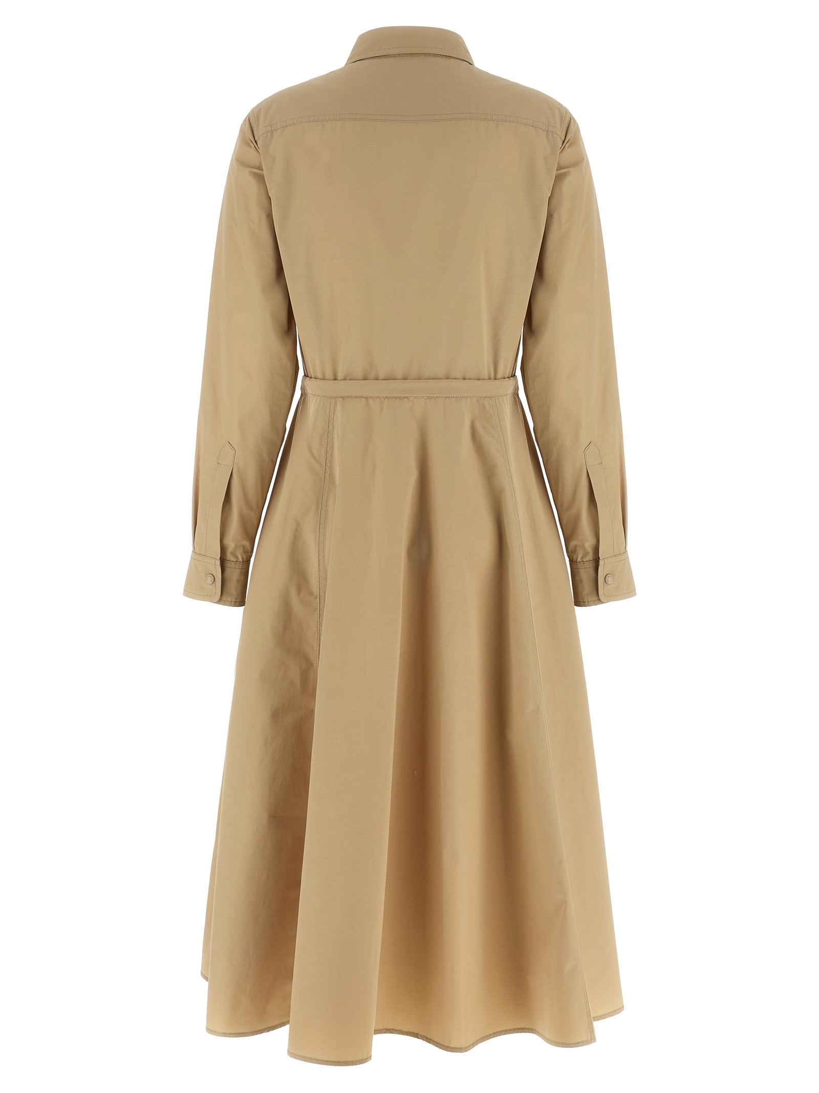 Moncler Beige Polyester Long Dress Moncler