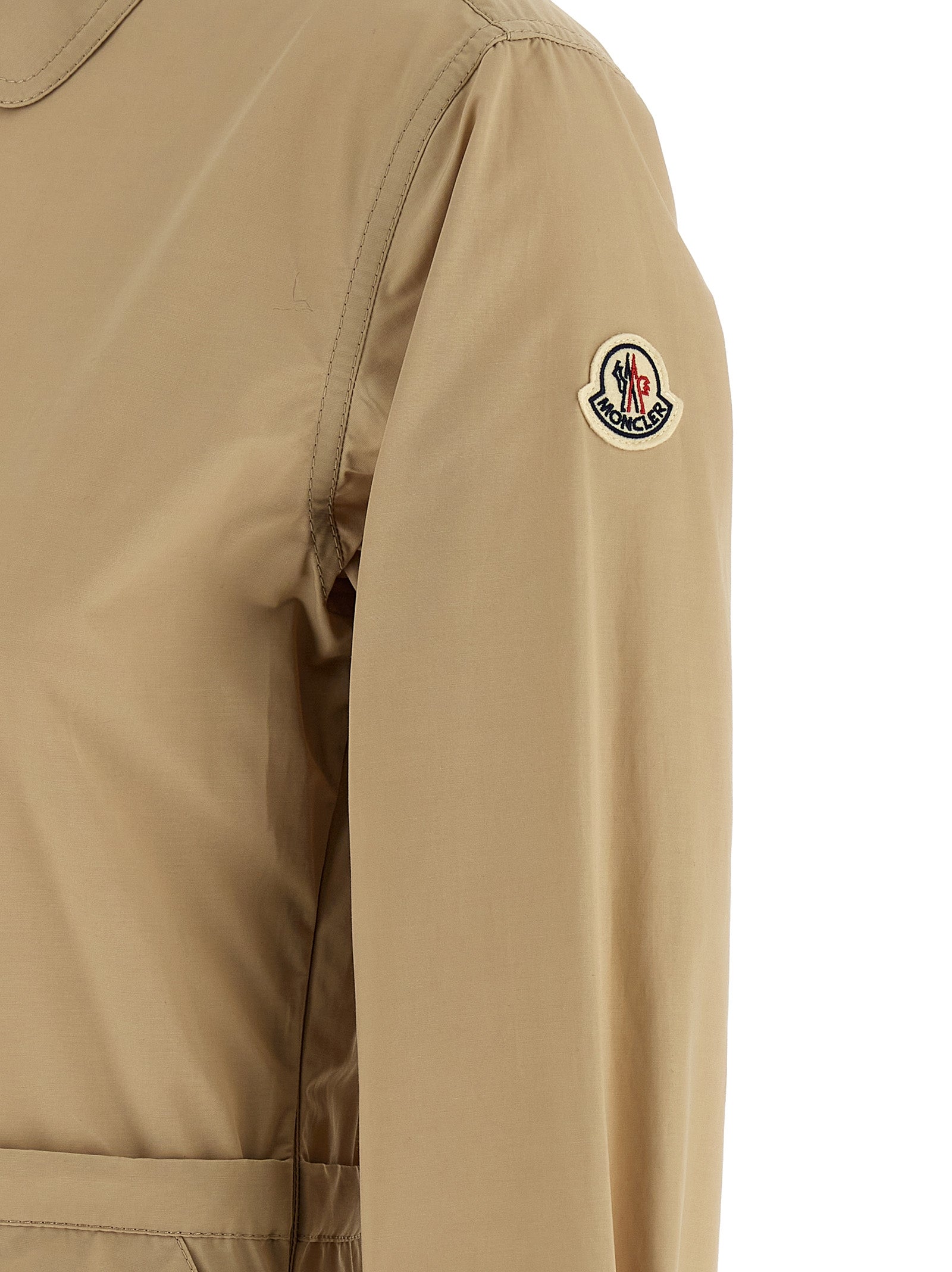 Moncler Beige Polyester Long Dress Moncler