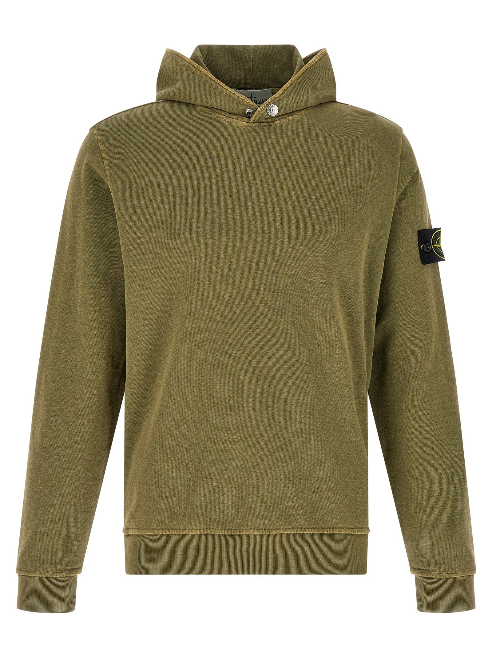Stone Island Bicolor Cotton Sweatshirt Stone Island