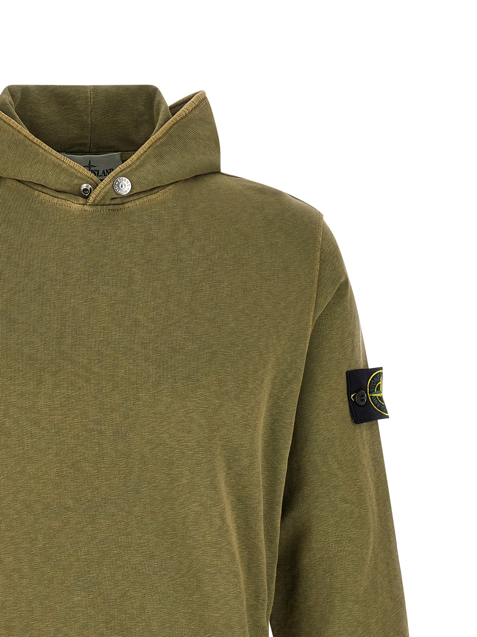 Stone Island Bicolor Cotton Sweatshirt Stone Island