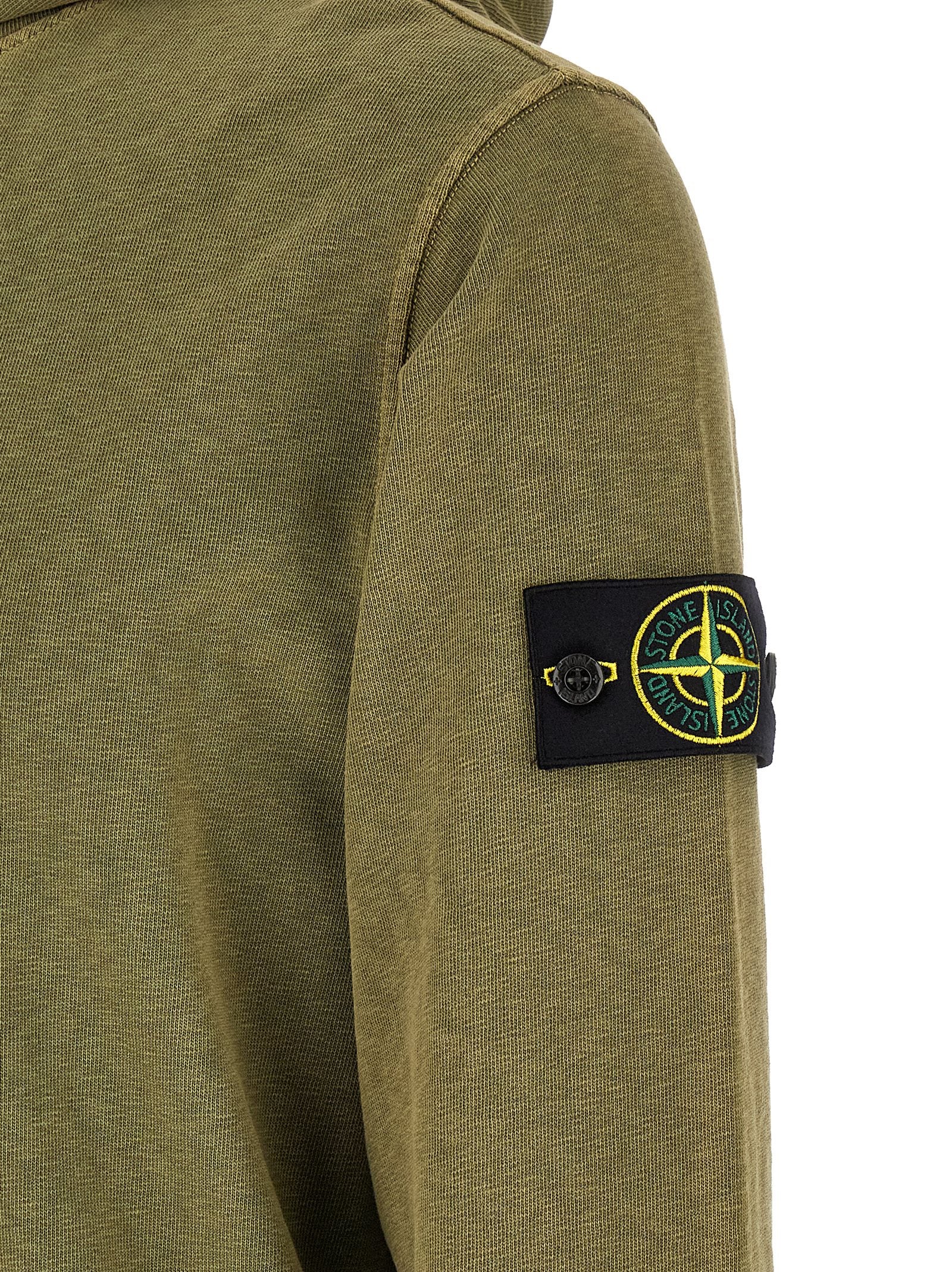 Stone Island Bicolor Cotton Sweatshirt Stone Island