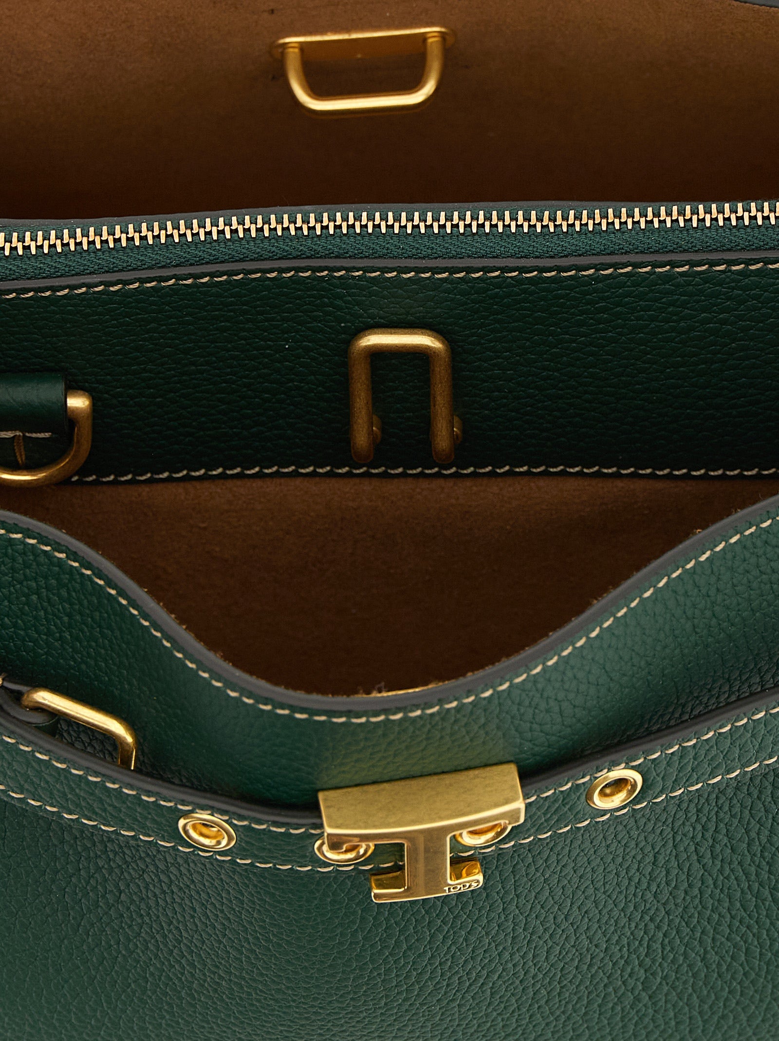 Tod's Bicolor Calfskin Handbag Tod's