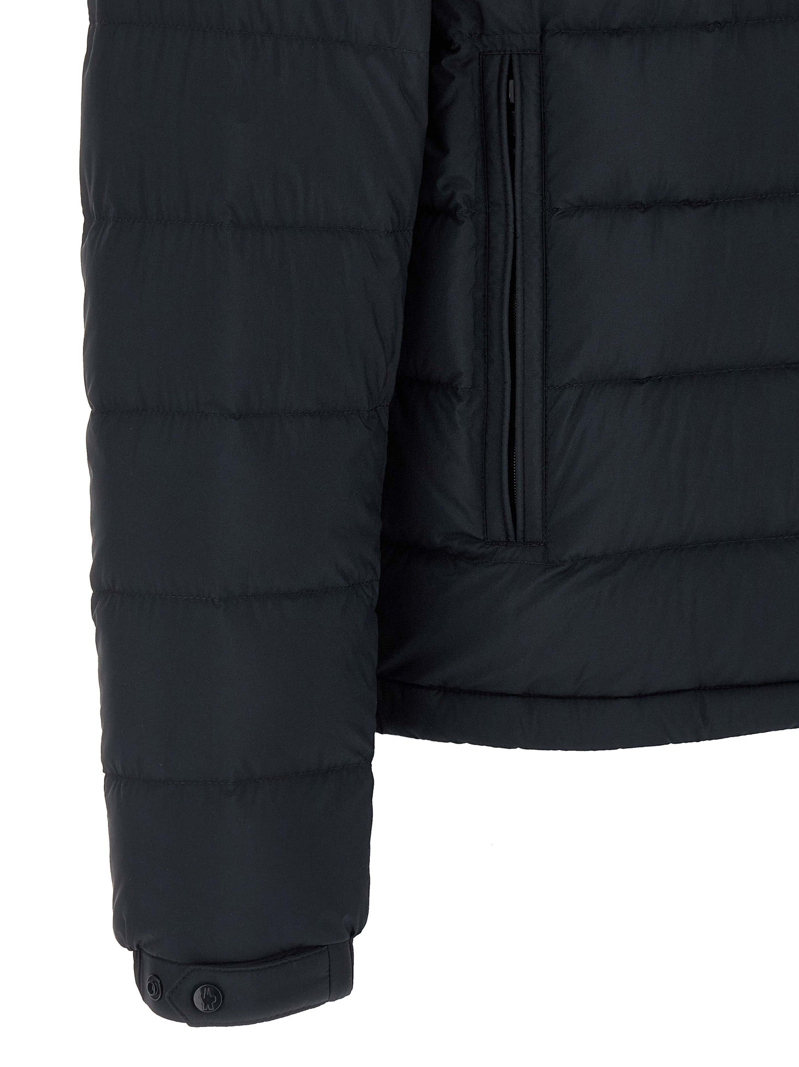 Moncler Blue Polyamide Full-Length Jacket Moncler