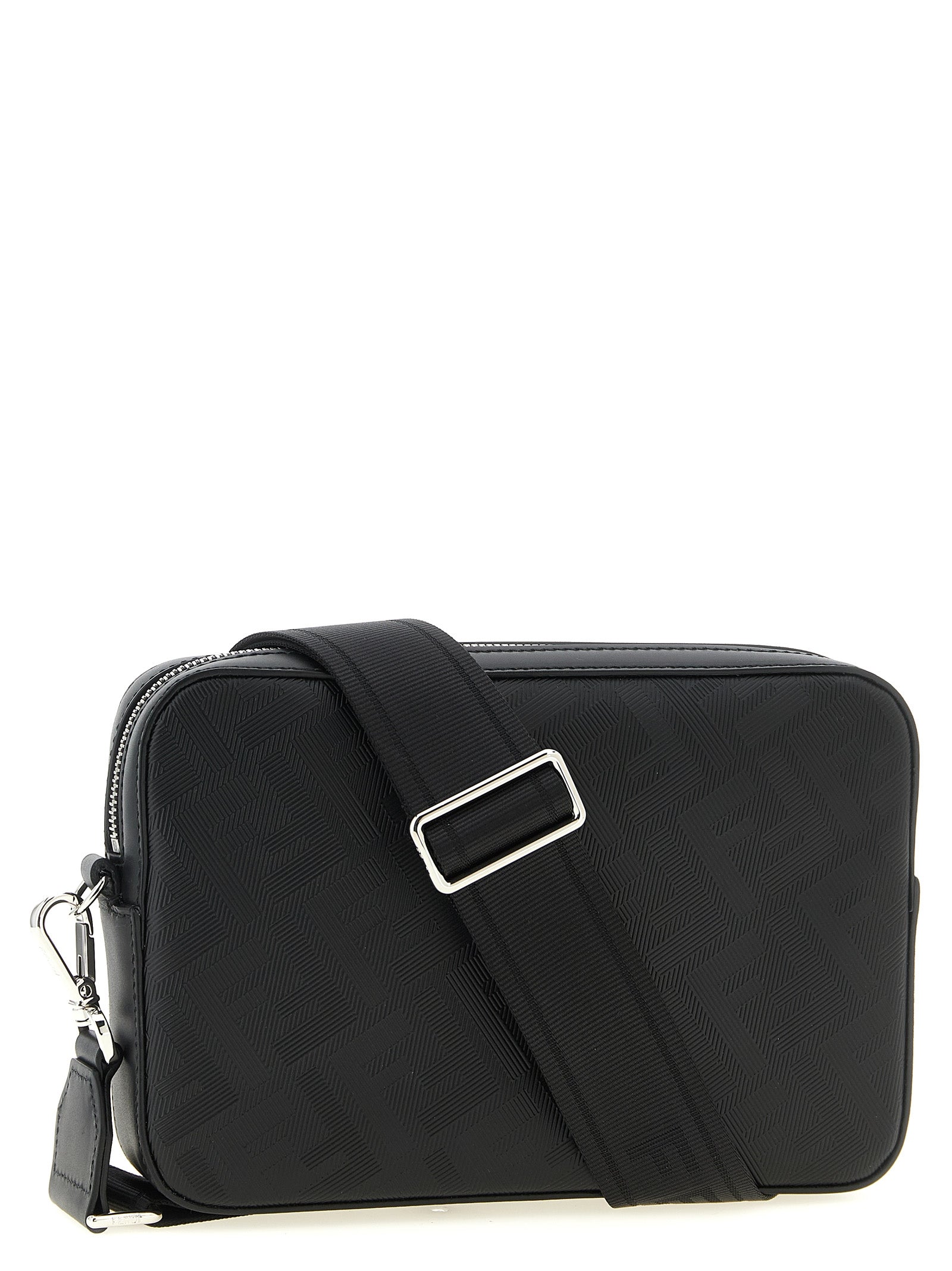Fendi Black Viscose Shoulder Bag Fendi