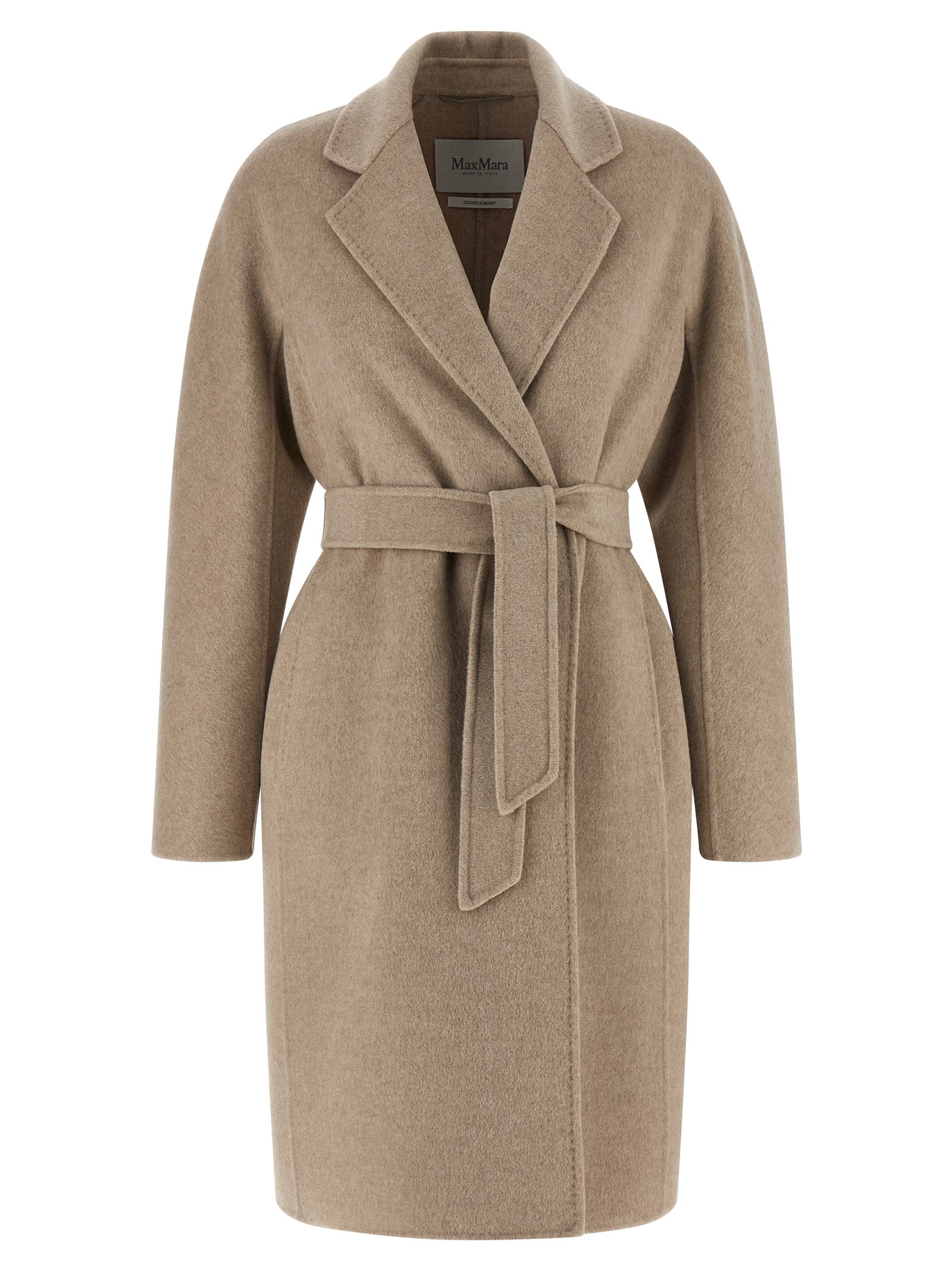 Max Mara Beige Cashmere Coat Max Mara