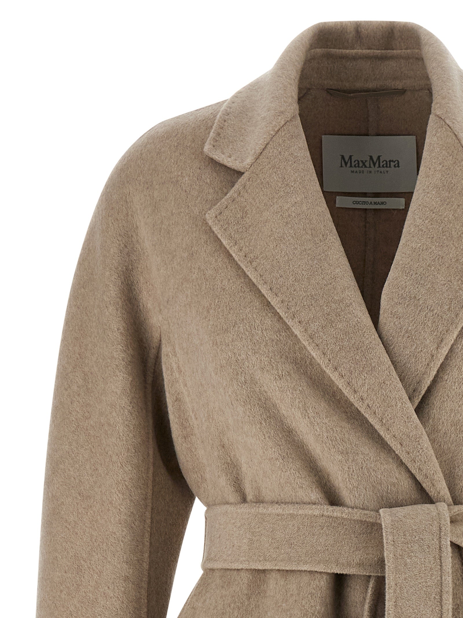 Max Mara Beige Cashmere Coat Max Mara