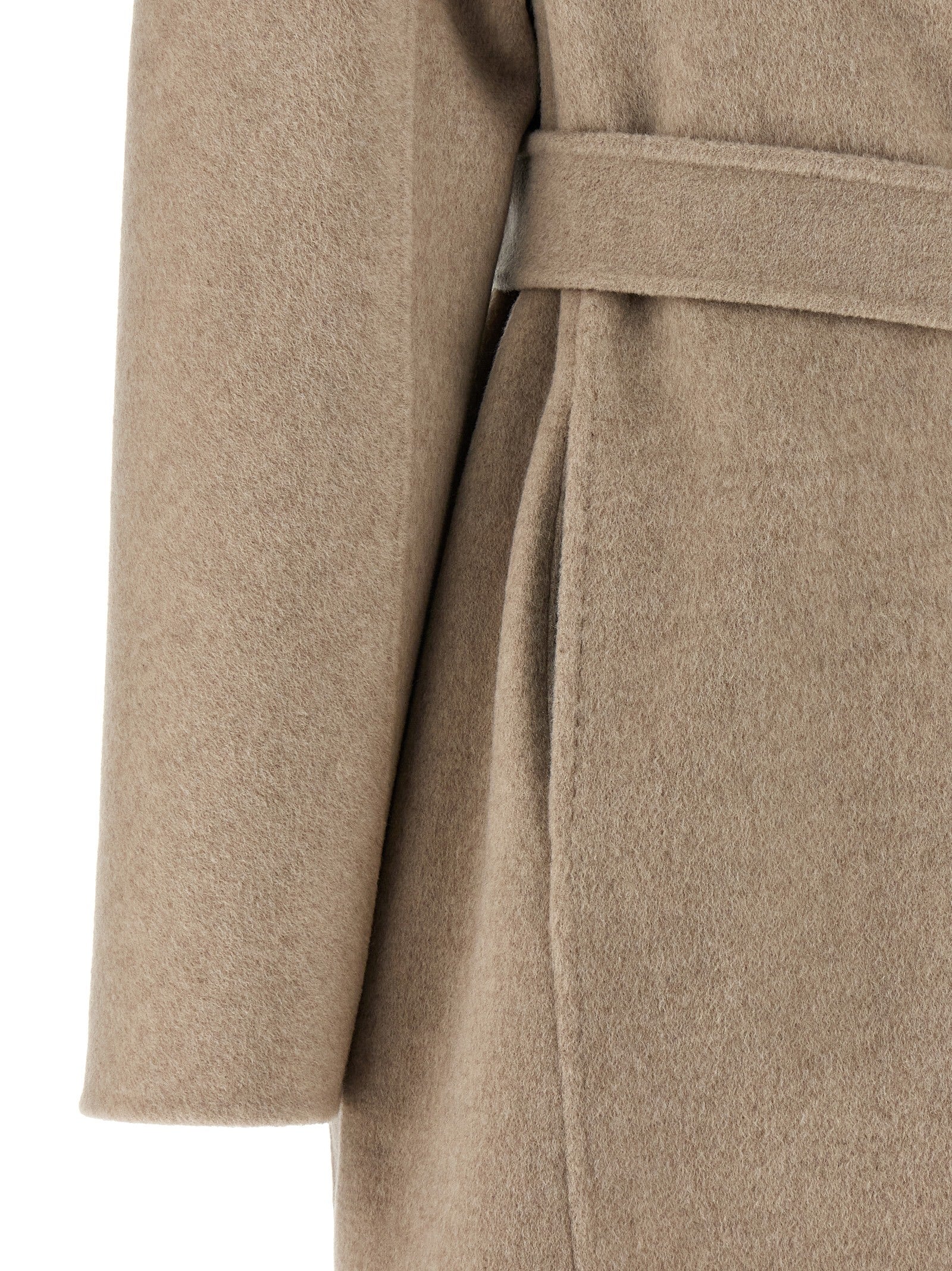Max Mara Beige Cashmere Coat Max Mara
