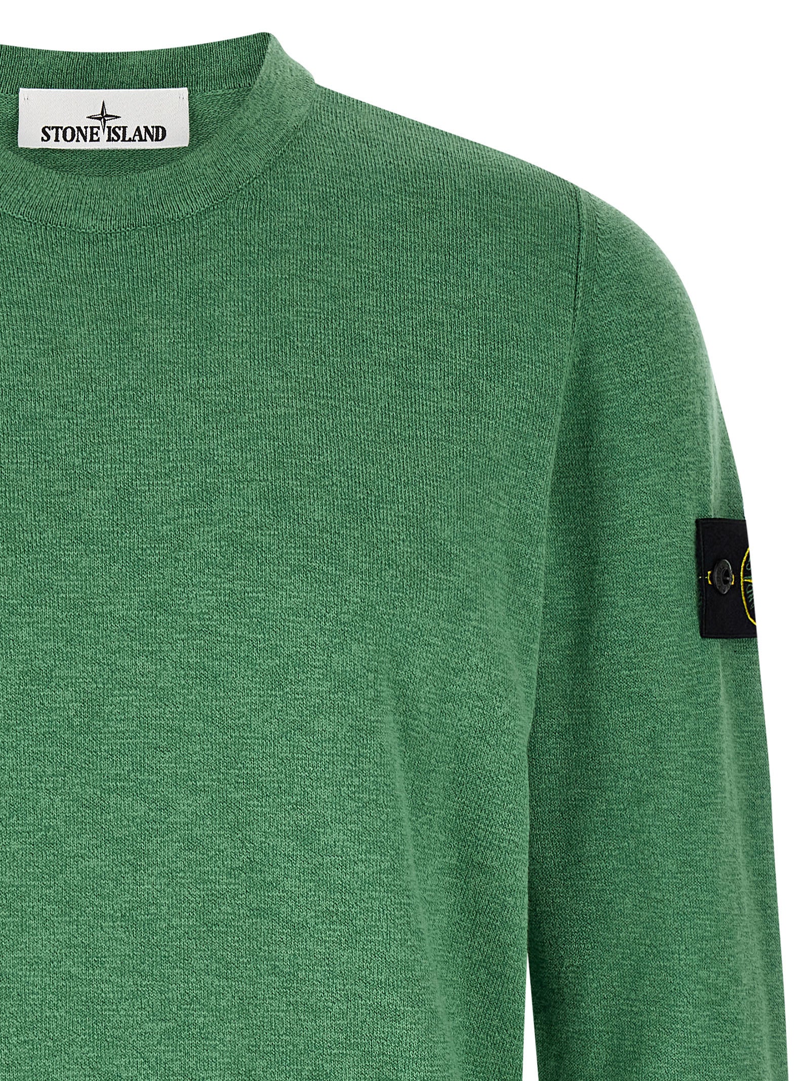 Stone Island Bicolor Cotton Cardigan Stone Island