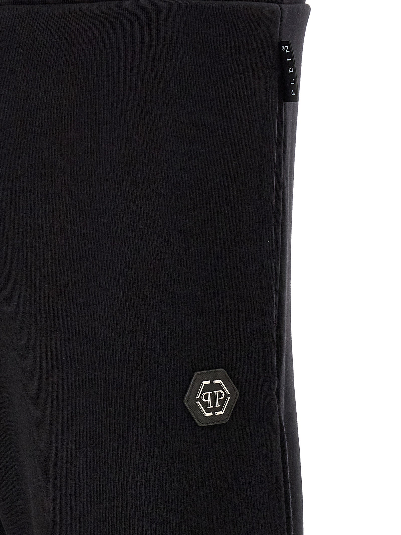 Philipp Plein Black Cotton Joggers (Workout Pants) Philipp Plein