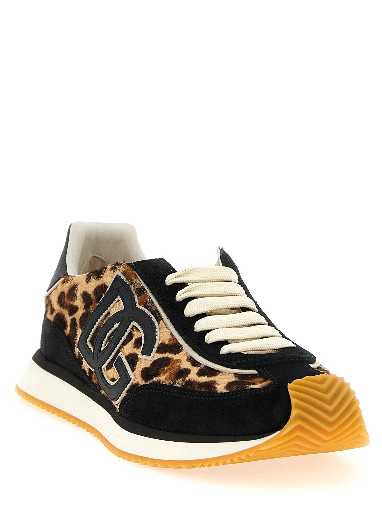 Dolce & Gabbana Multicolor Calfskin Low Top Sneakers Dolce & Gabbana