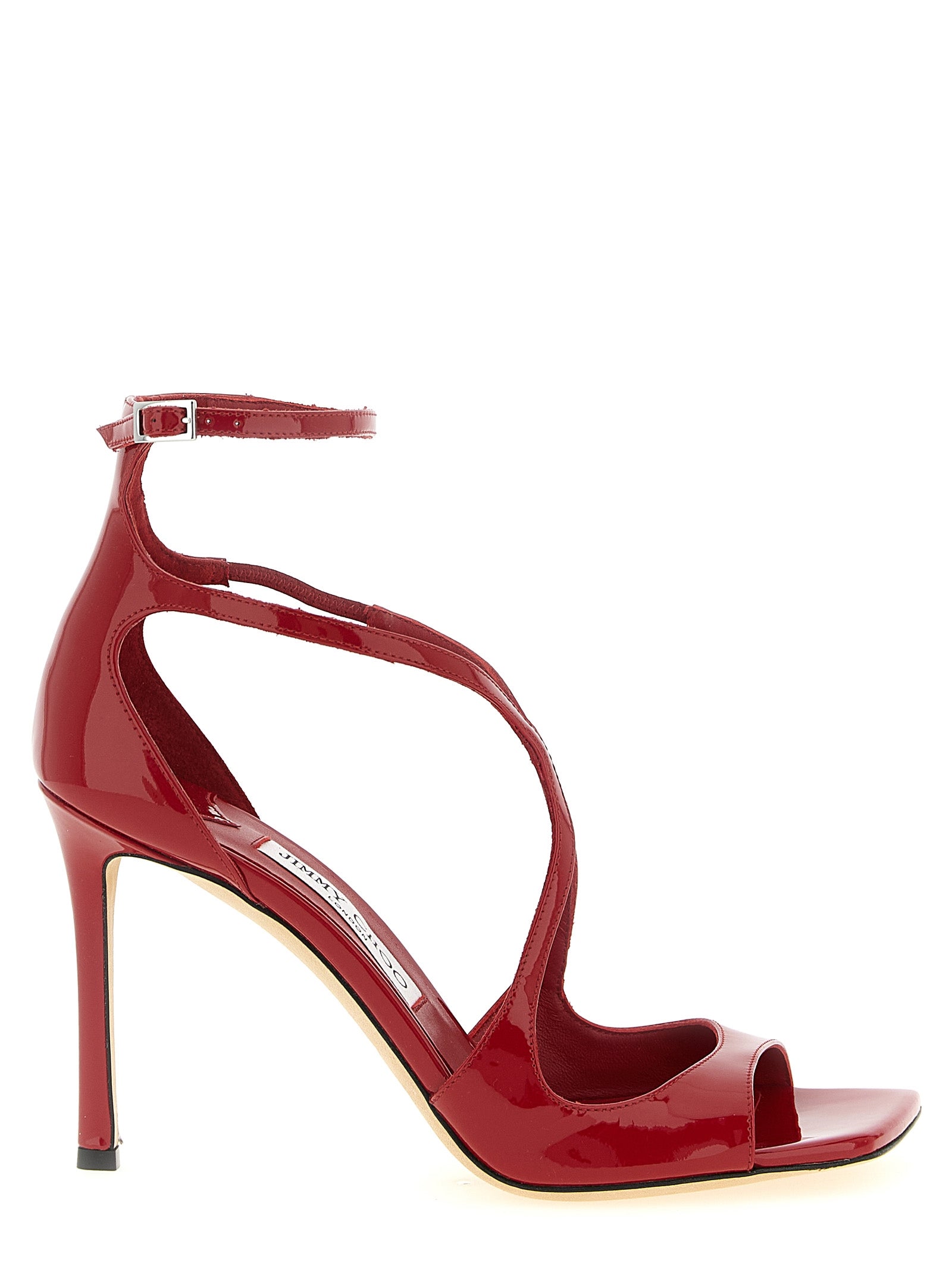 Jimmy Choo Multicolor Leather Stiletto Heel Sandals