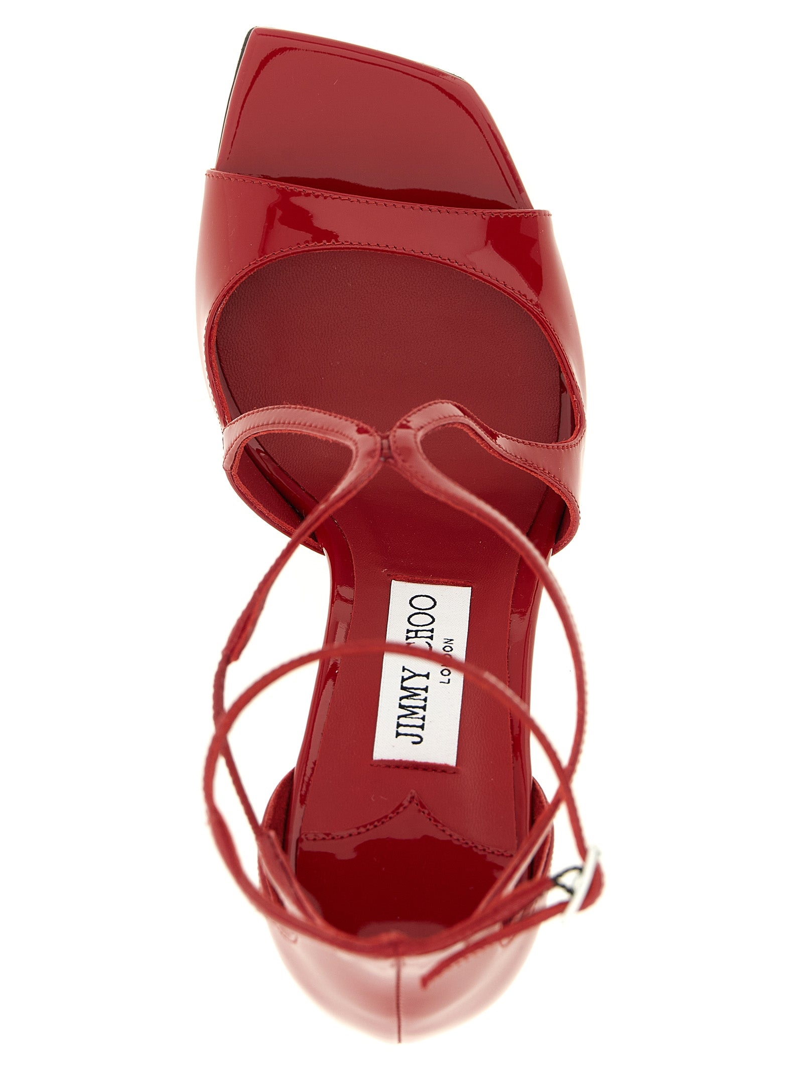Jimmy Choo Multicolor Leather Stiletto Heel Sandals