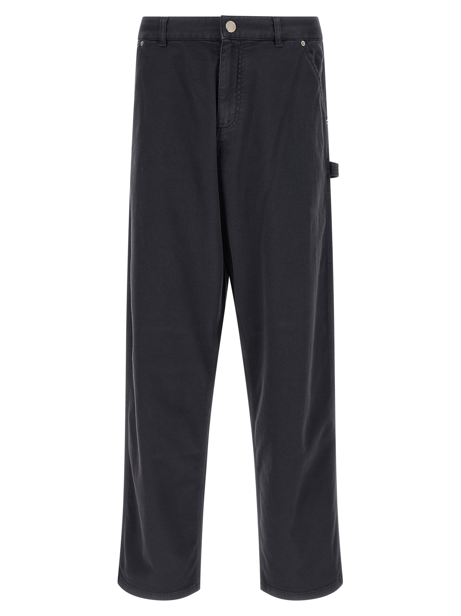 Moncler Blue Cotton Cargo Pants Moncler