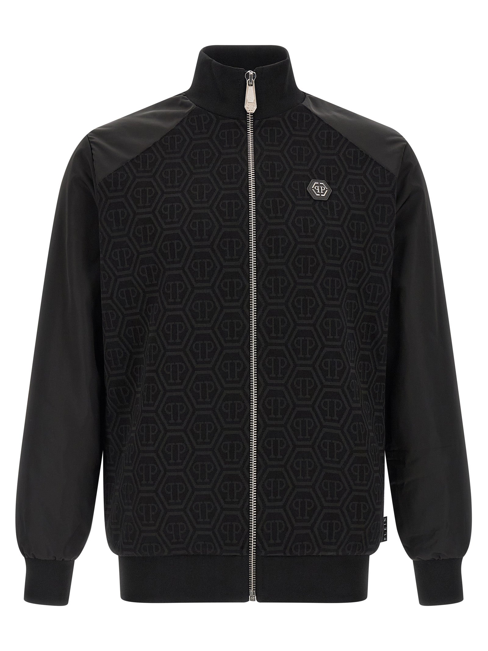 Philipp Plein Black Cotton Sweatshirt Philipp Plein