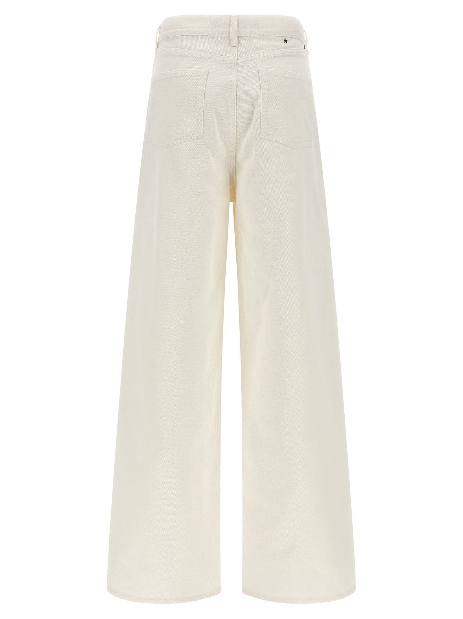 Golden Goose White Cotton Boyfriend Jeans Golden Goose