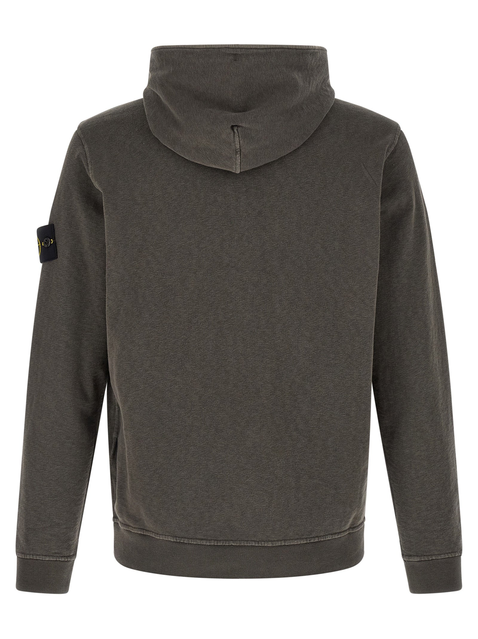 Stone Island Brown Cotton Sweatshirt Stone Island