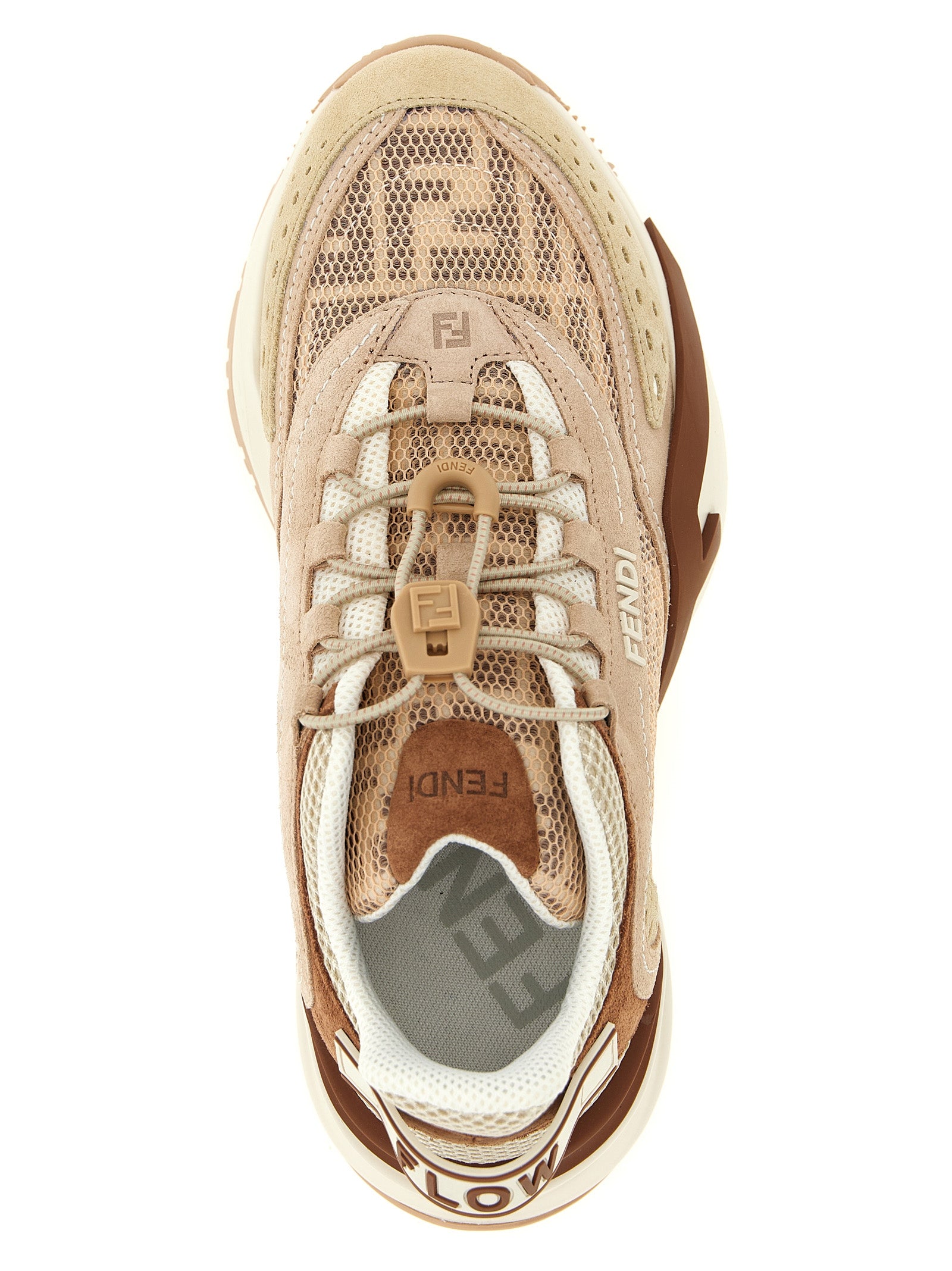 Fendi Multicolor Polyamide Athletic Sneakers Fendi