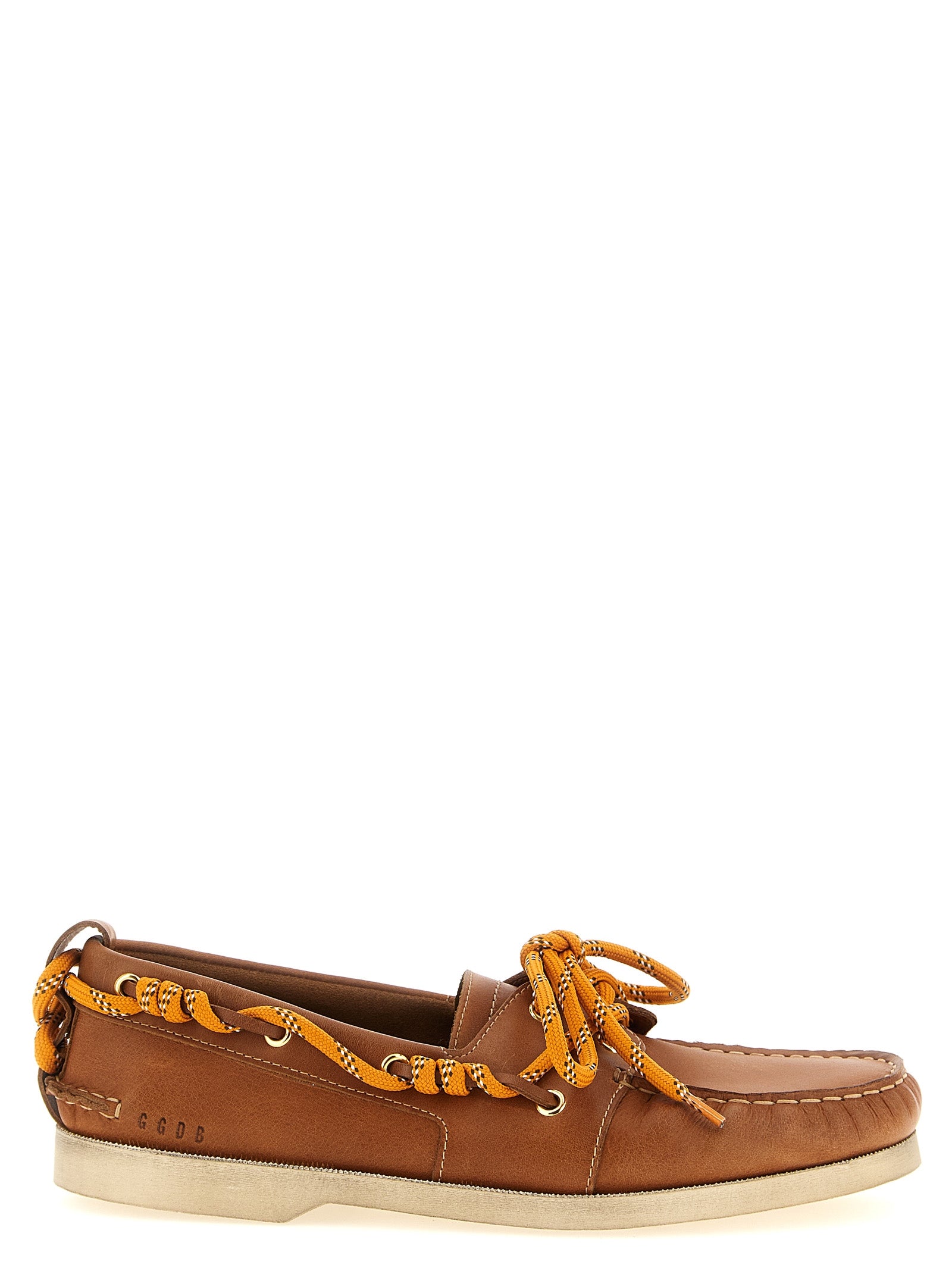 Golden Goose Brown Cowhide Slip-On Loafers Golden Goose