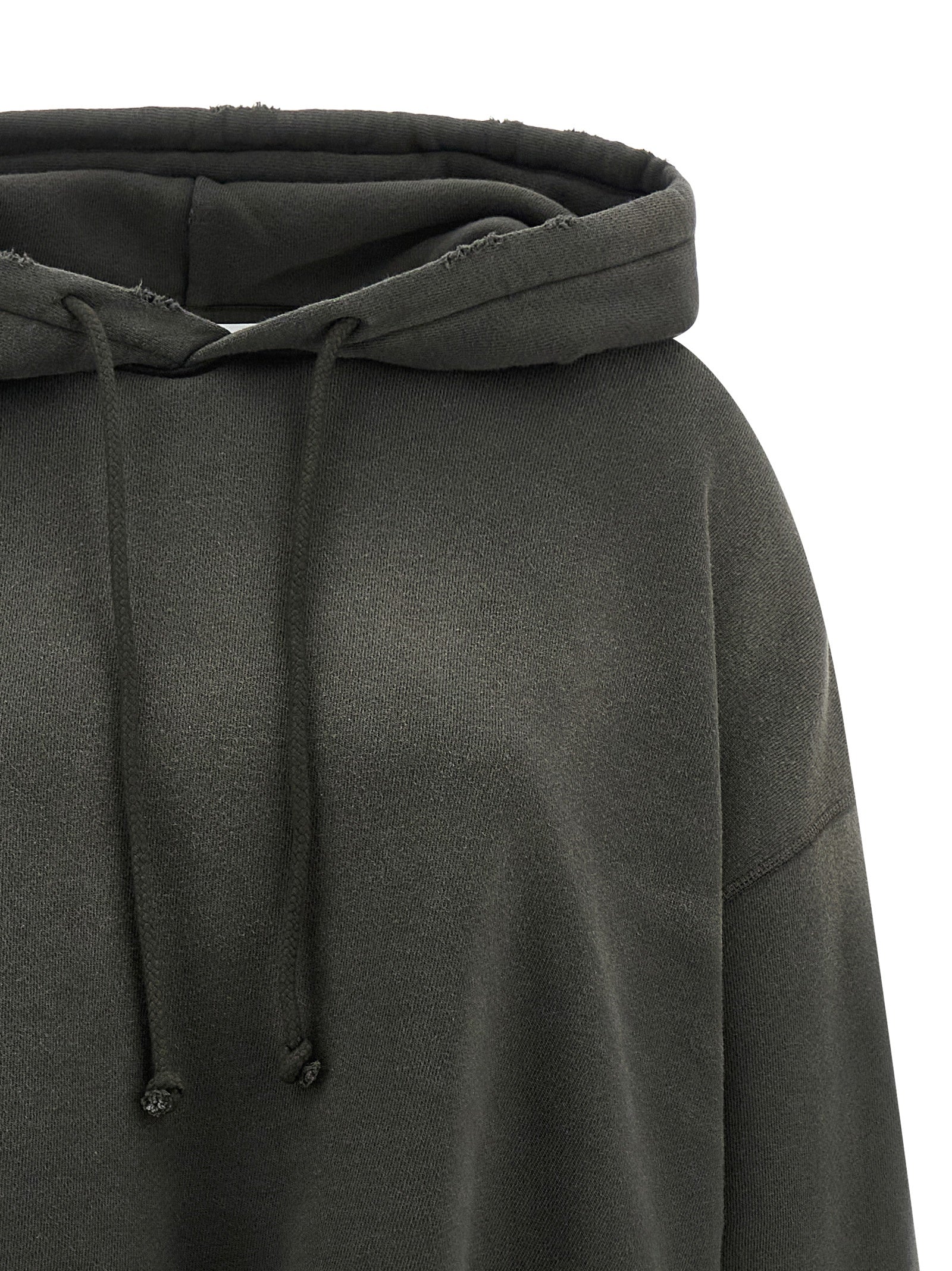 Golden Goose Gray Cotton Hoodie Golden Goose