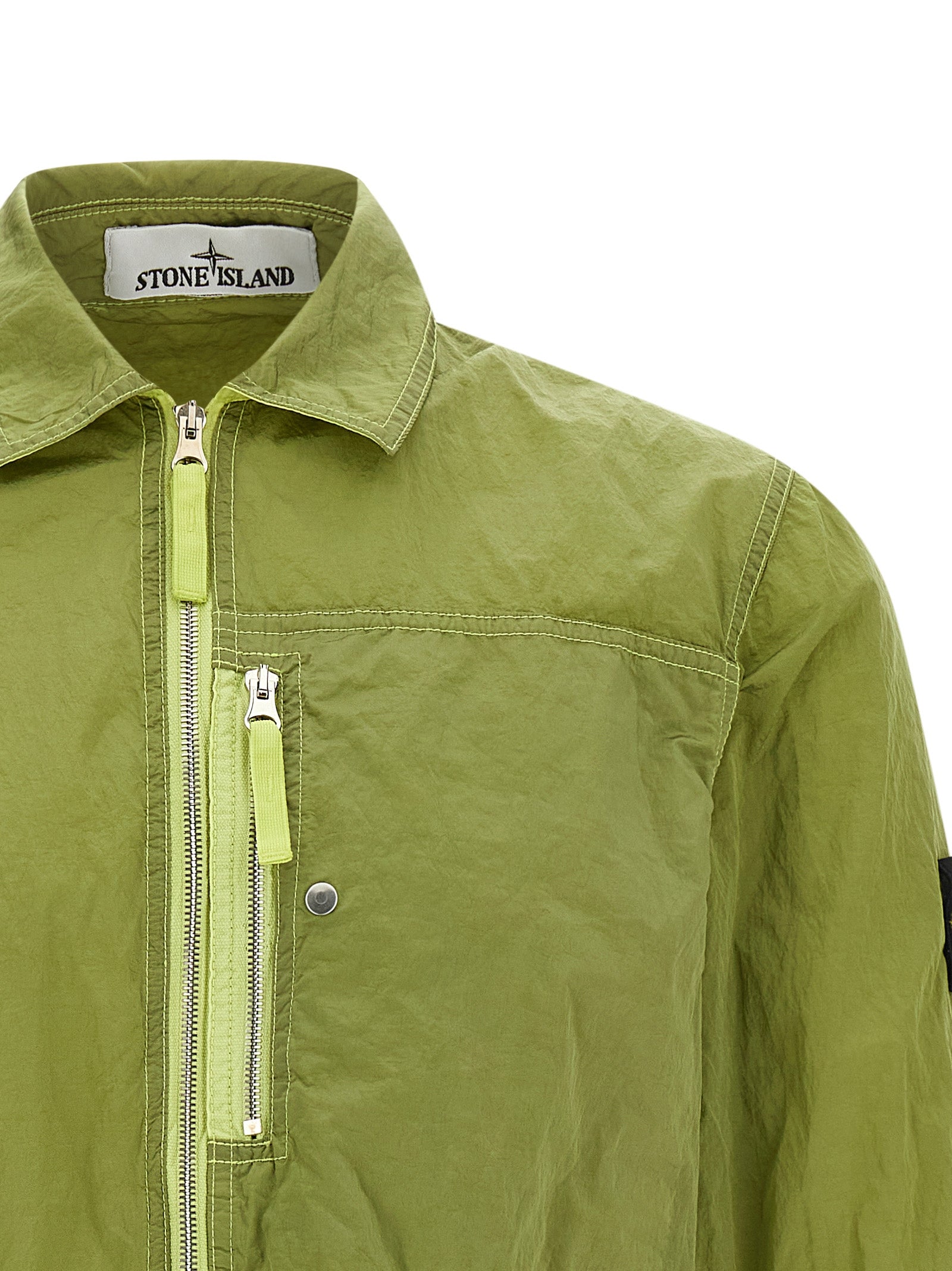 Stone Island Bicolor Polyamide Blouse Stone Island