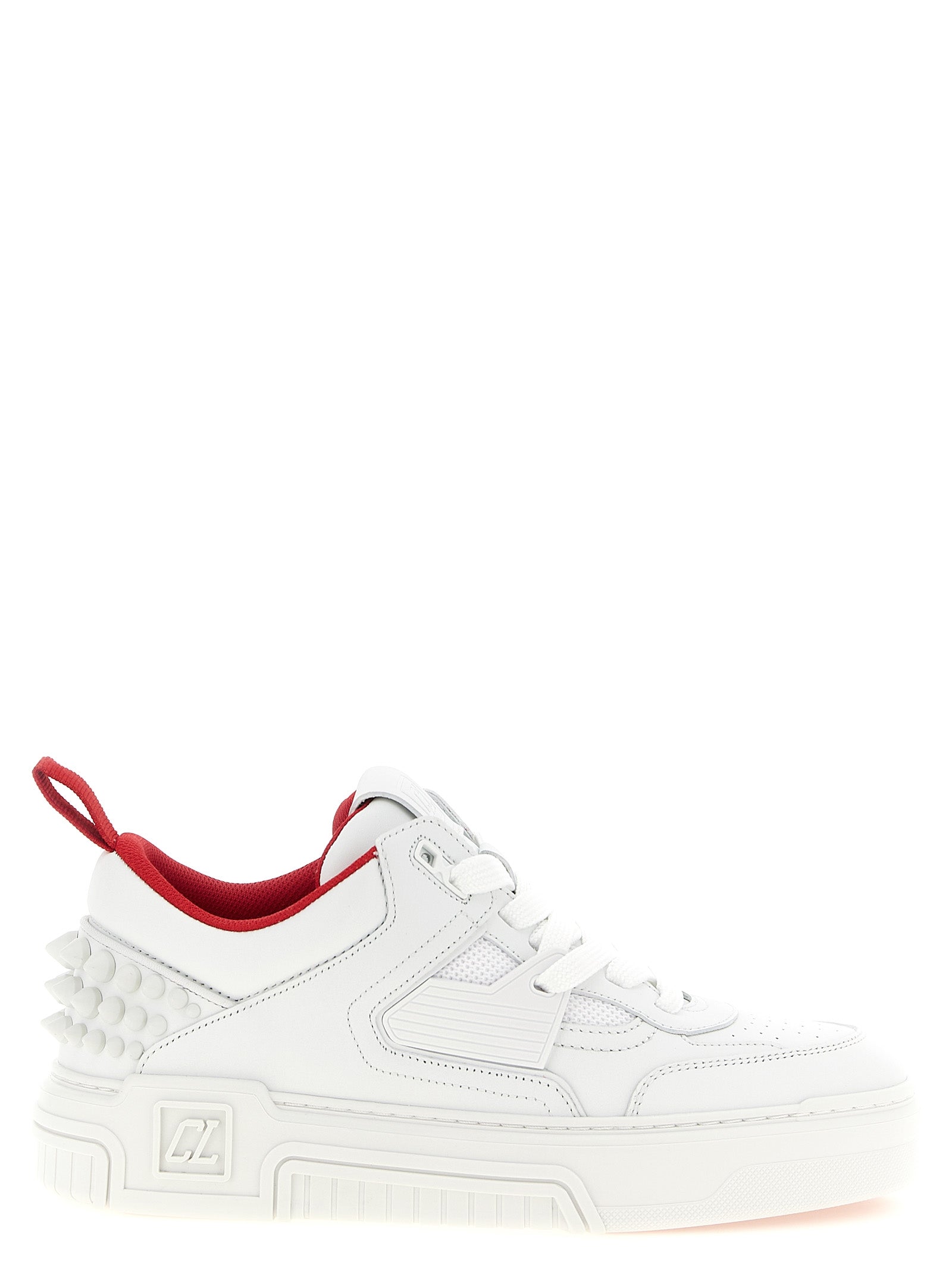 Christian Louboutin White Calfskin Athletic Sneakers Christian Louboutin