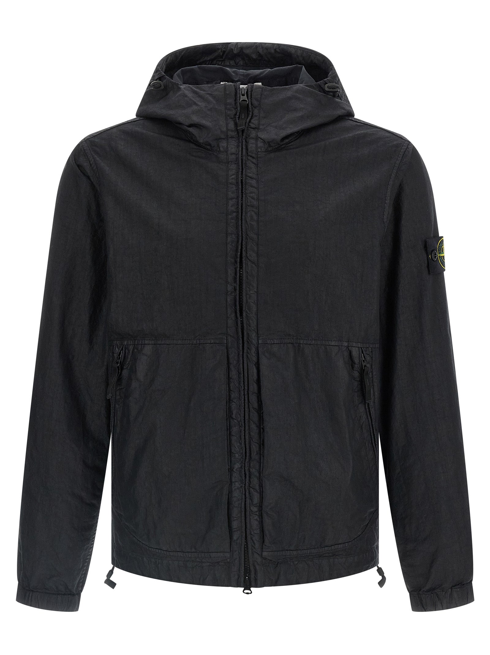 Stone Island Black Polyamide Shell Jacket Stone Island