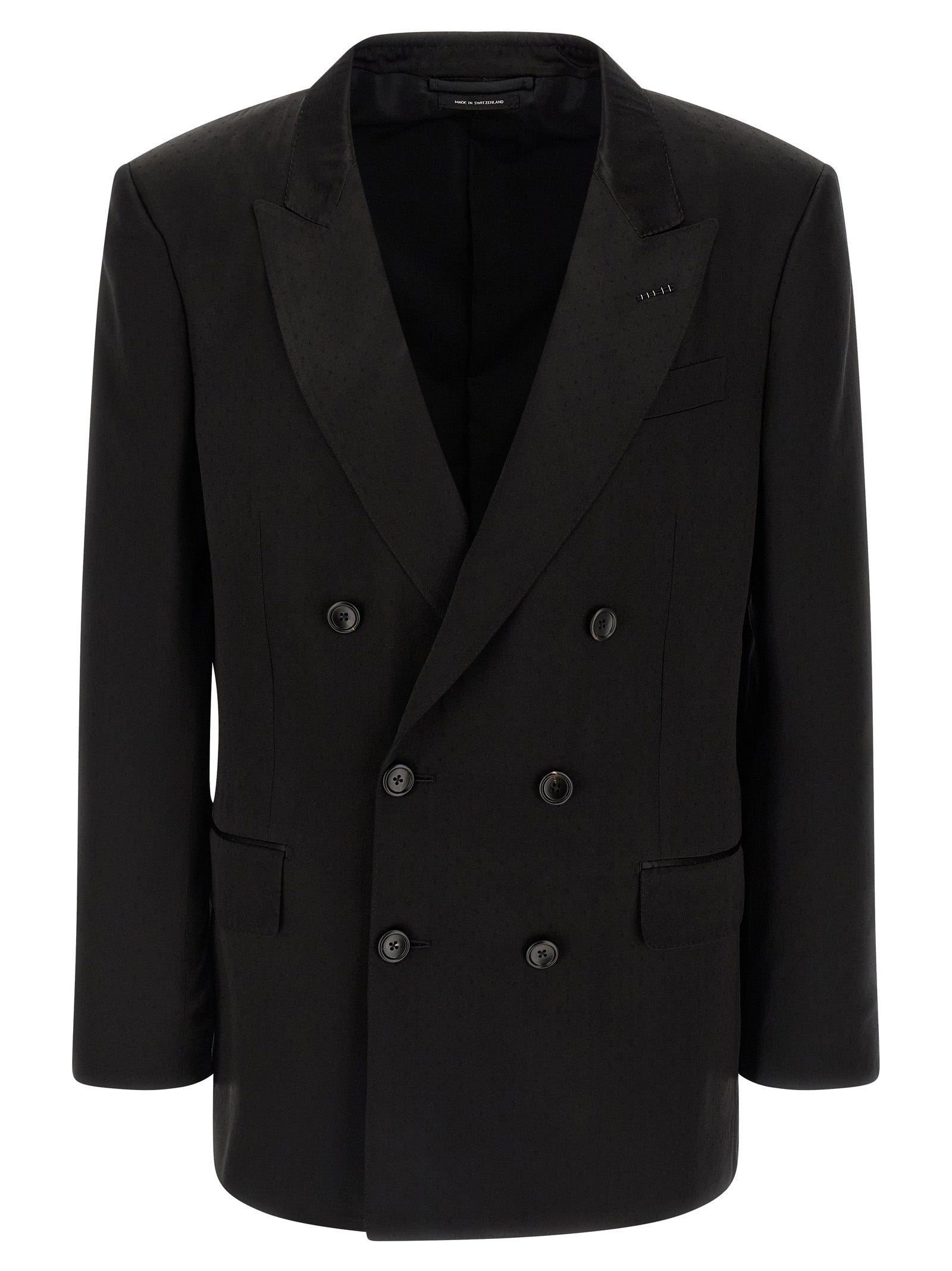 Tom Ford Black Viscose Blazer Tom Ford