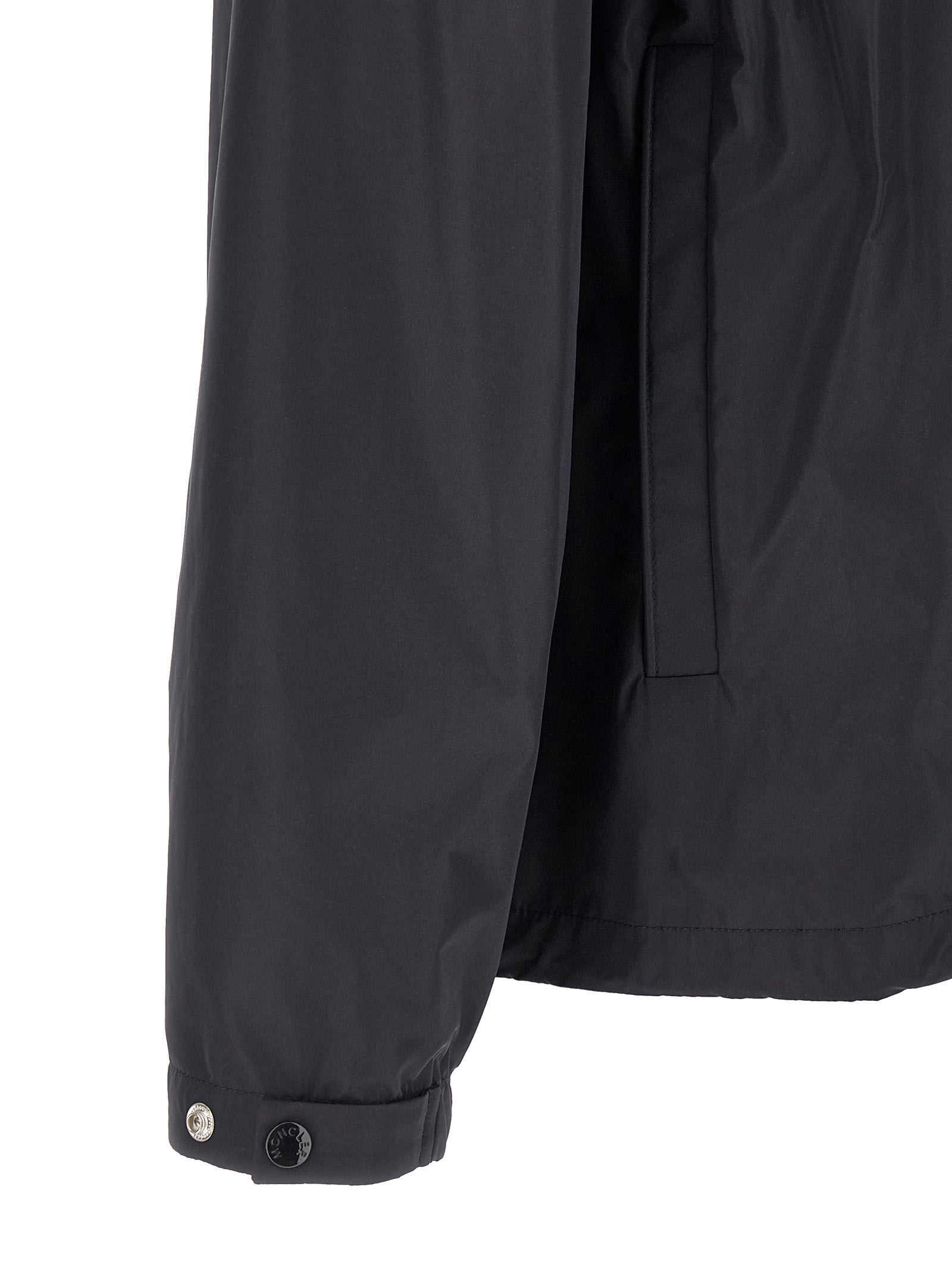 Moncler Blue Polyester Shell Jacket Moncler