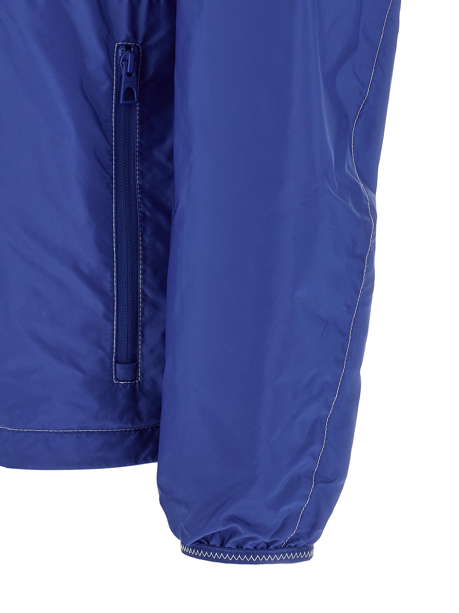 Moncler Blue Polyamide Shell Jacket Moncler