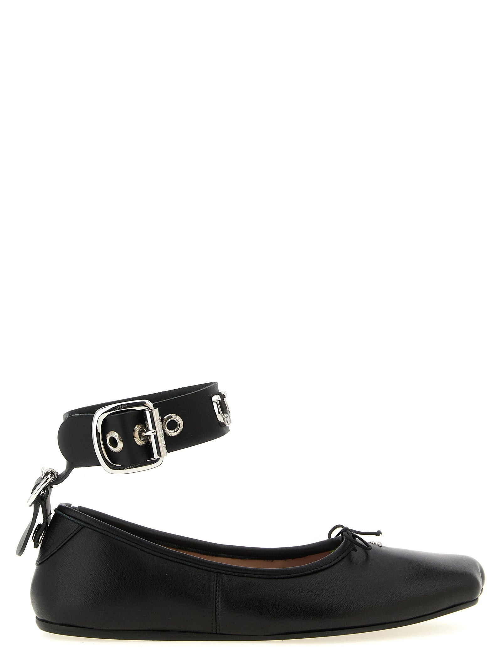 Vivienne Westwood Black Lamb Leather Ballet Flats Vivienne Westwood