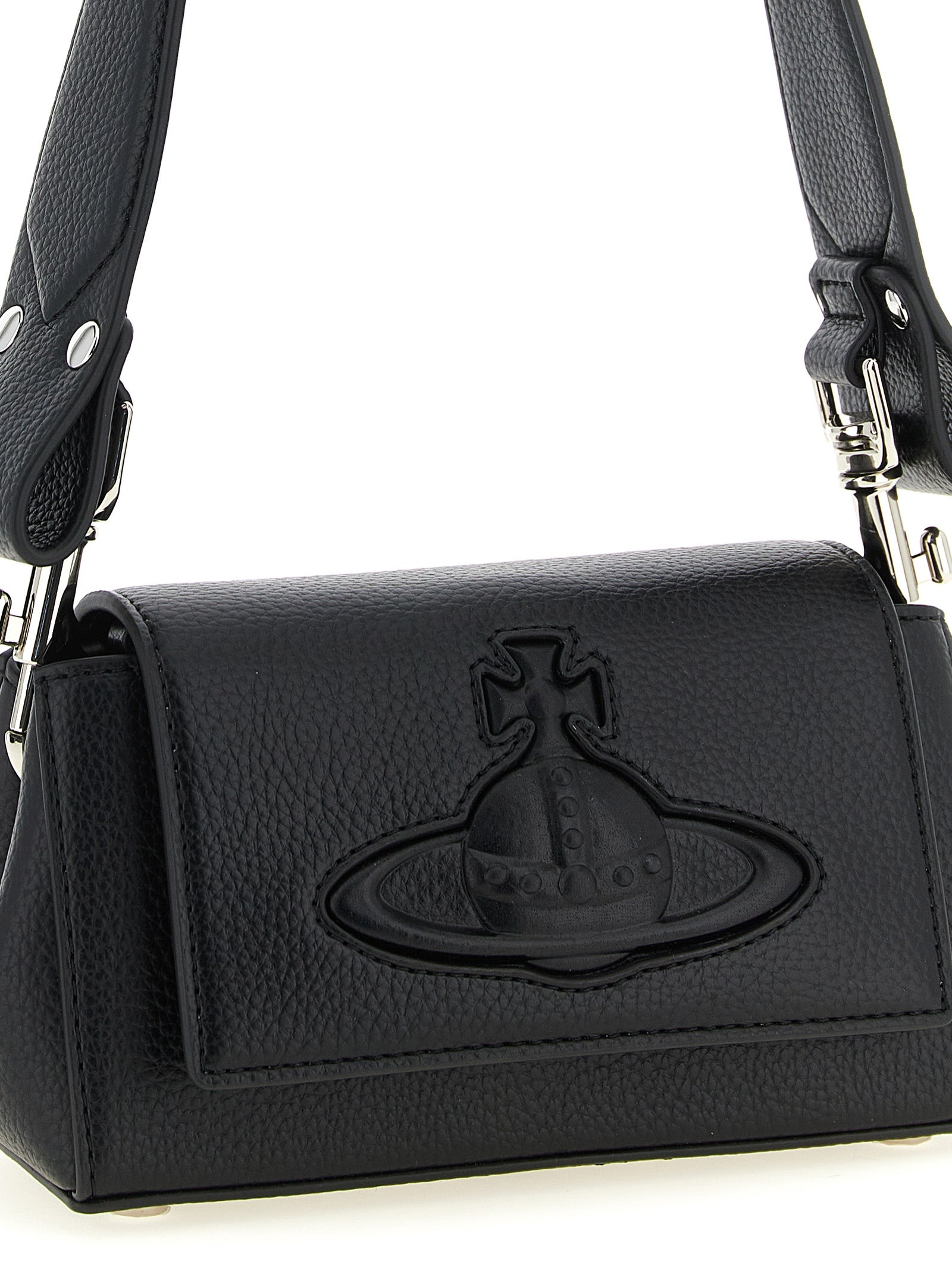 Vivienne Westwood Black Polyethylene Shoulder Bag Vivienne Westwood