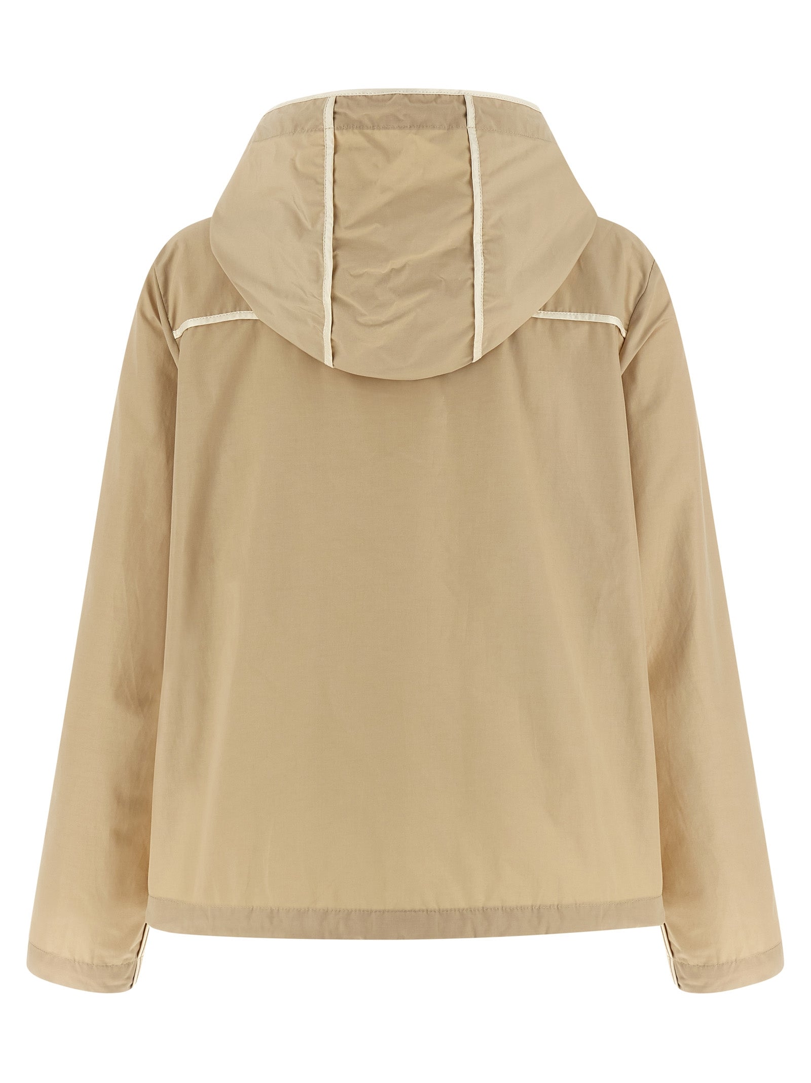 Moncler Beige Polyester Shell Jacket Moncler