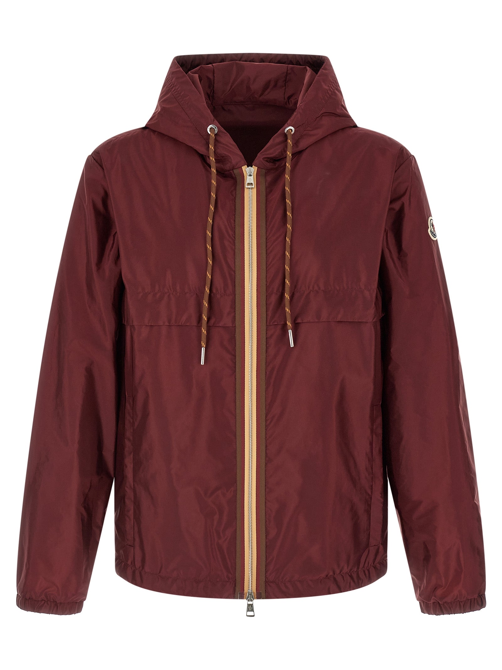 Moncler Bordeaux Polyamide Shell Jacket Moncler