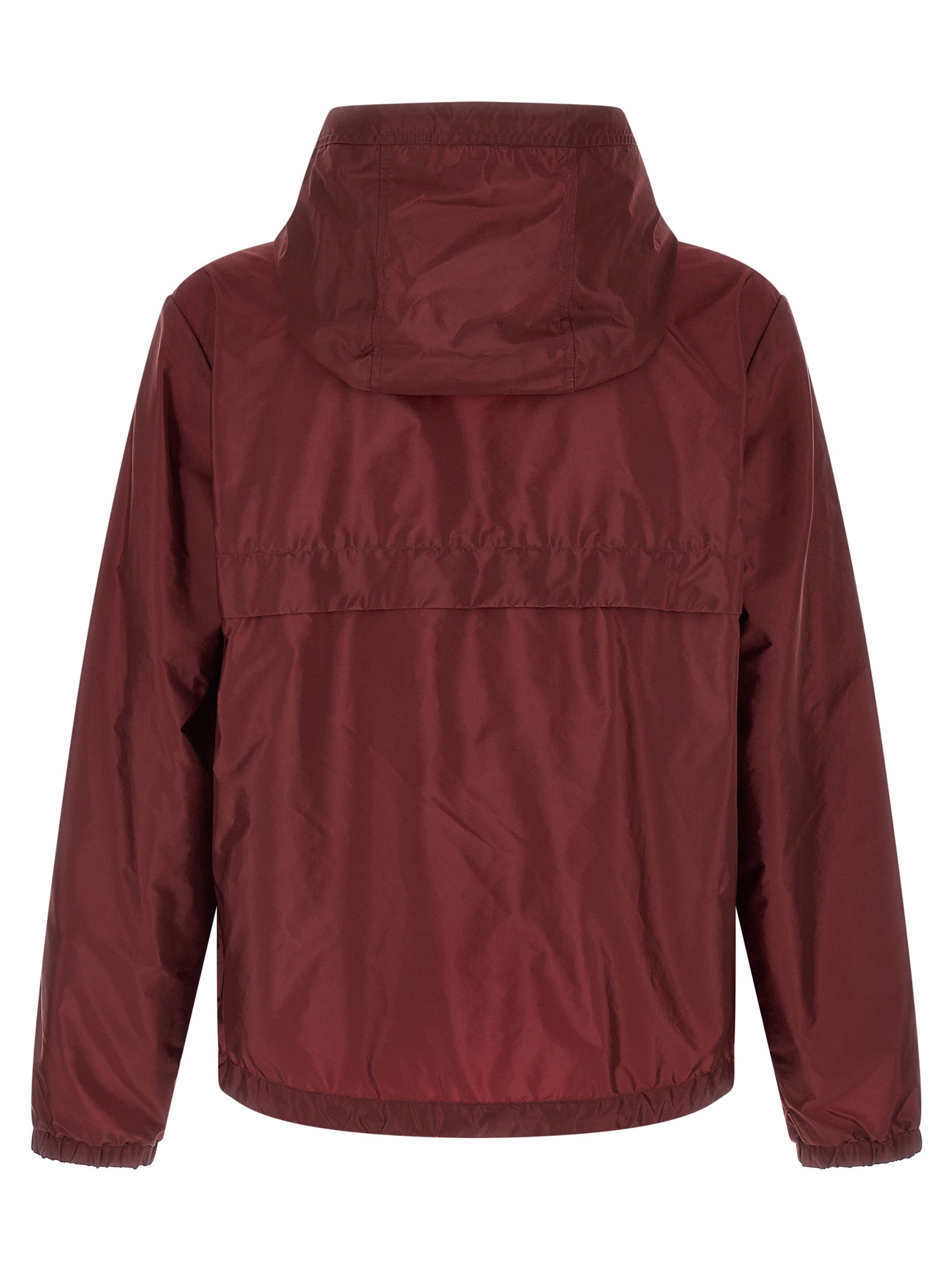 Moncler Bordeaux Polyamide Shell Jacket Moncler