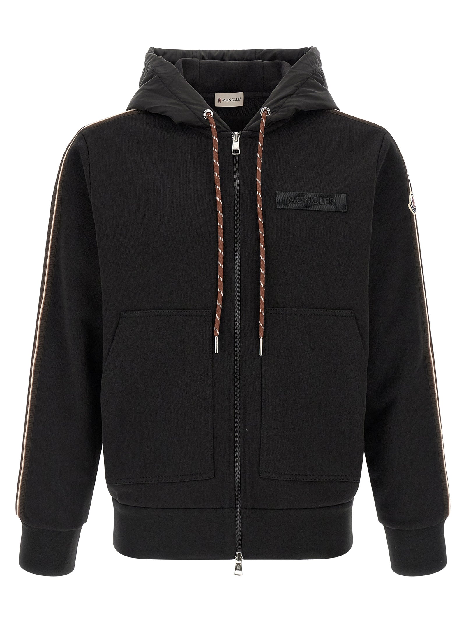 Moncler Black Polyamide Sweatshirt Moncler