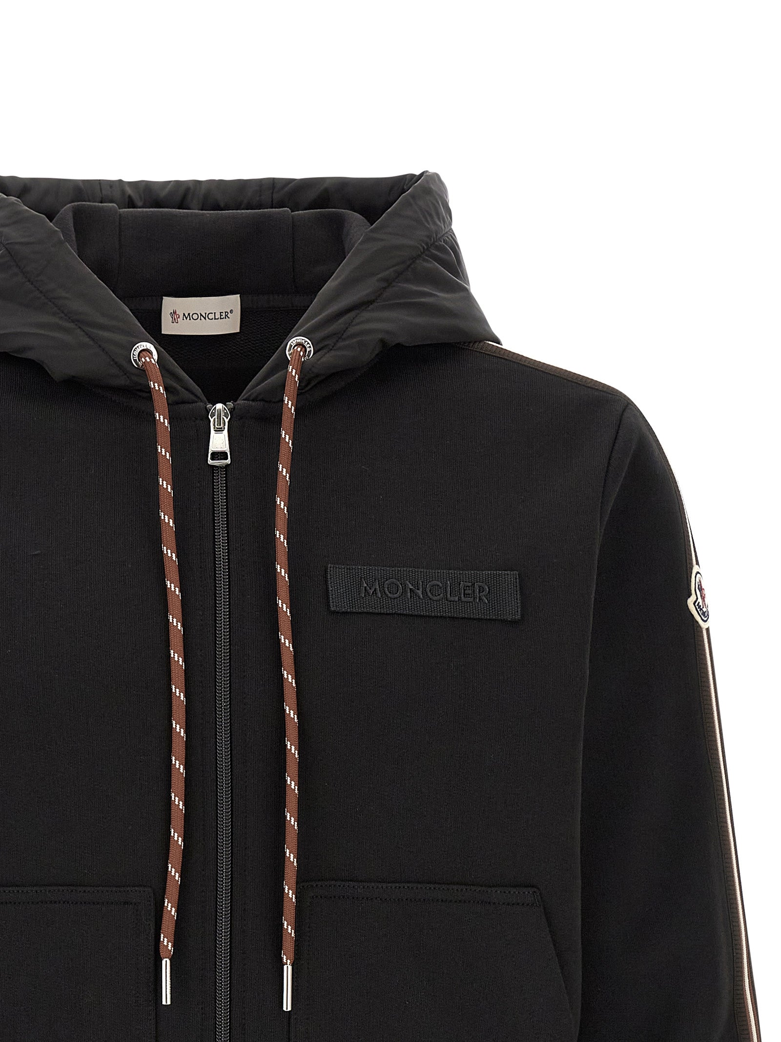 Moncler Black Polyamide Sweatshirt Moncler
