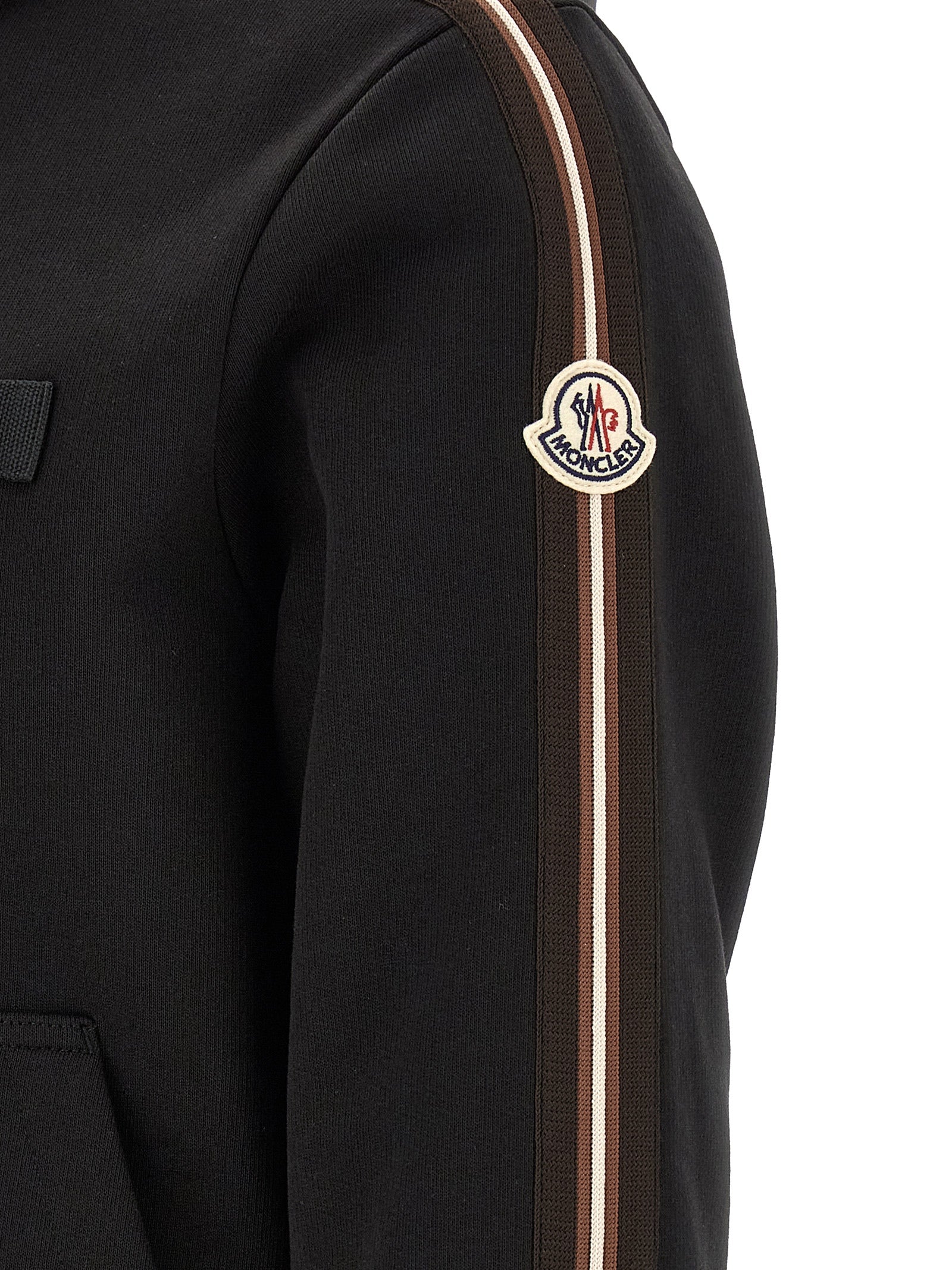 Moncler Black Polyamide Sweatshirt Moncler
