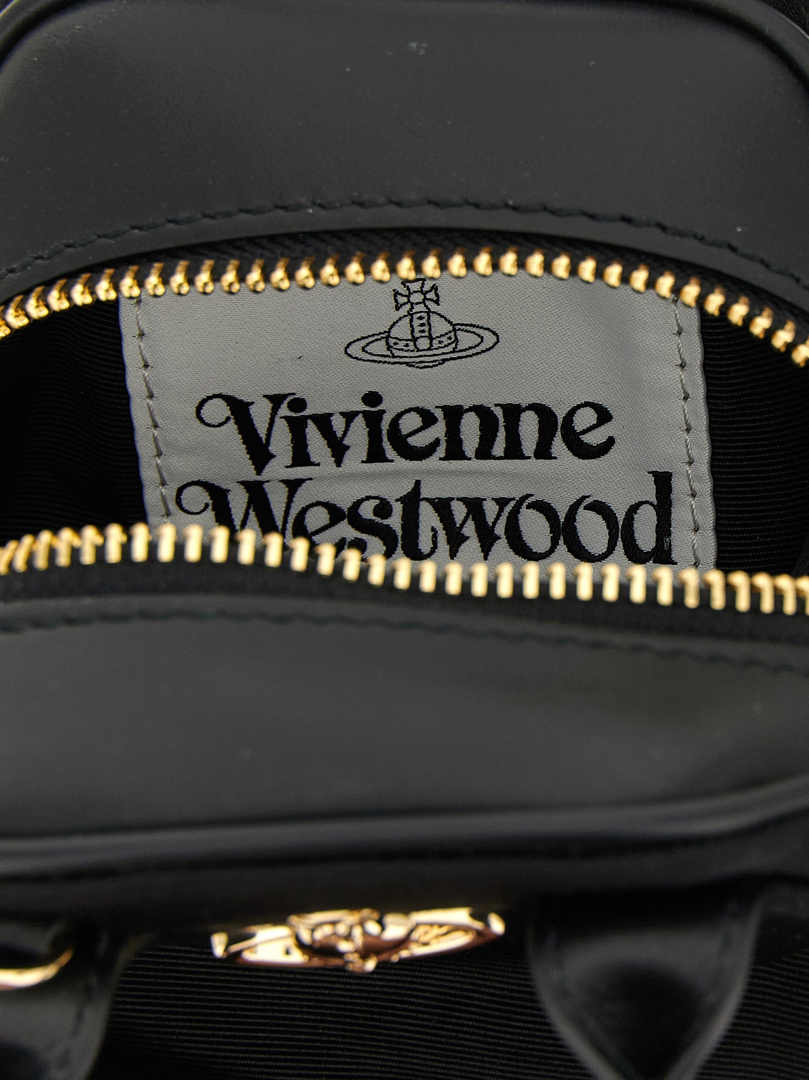 Vivienne Westwood Black Viscose Handbag Vivienne Westwood
