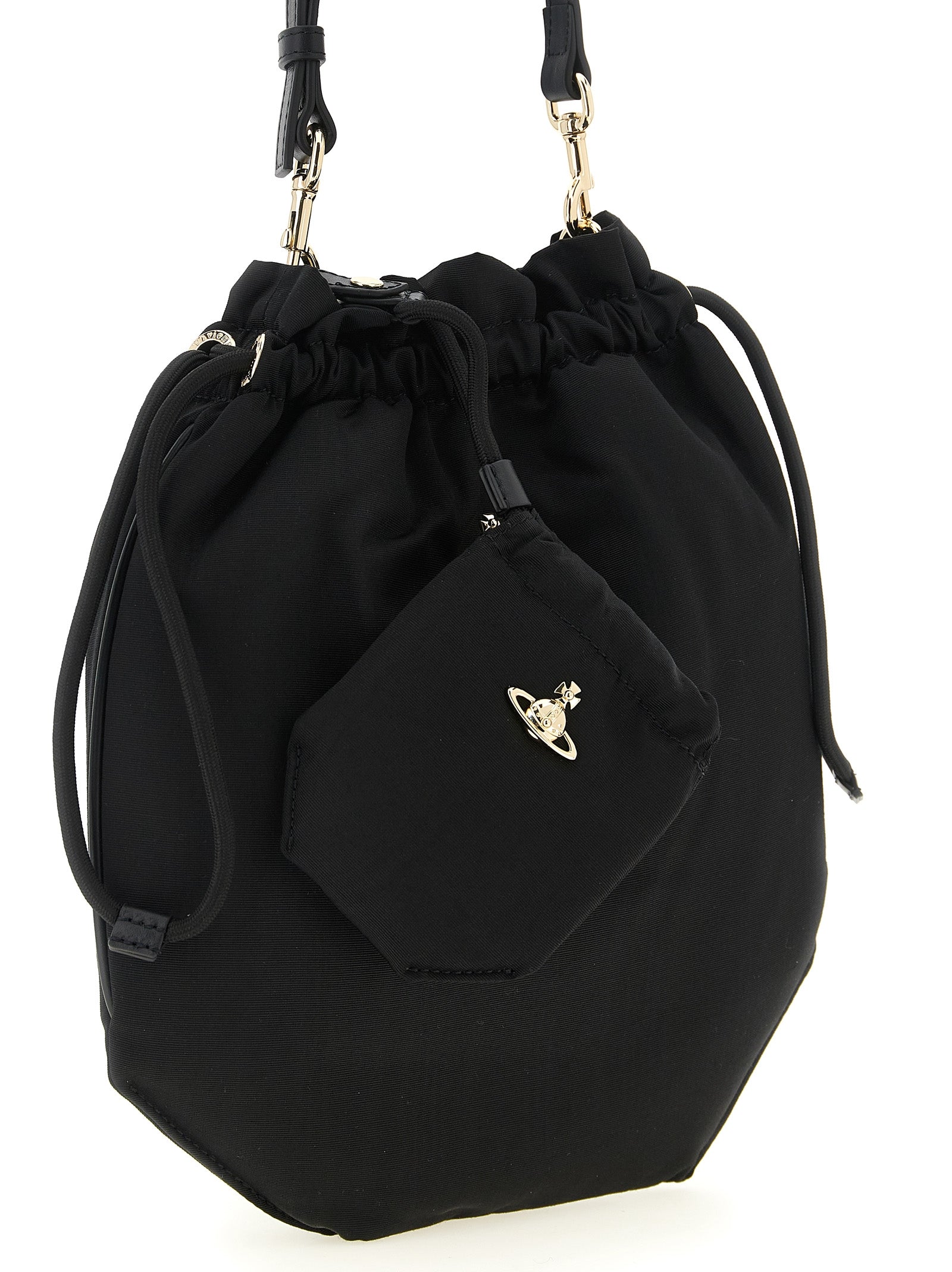 Vivienne Westwood Black Viscose Handbag Vivienne Westwood