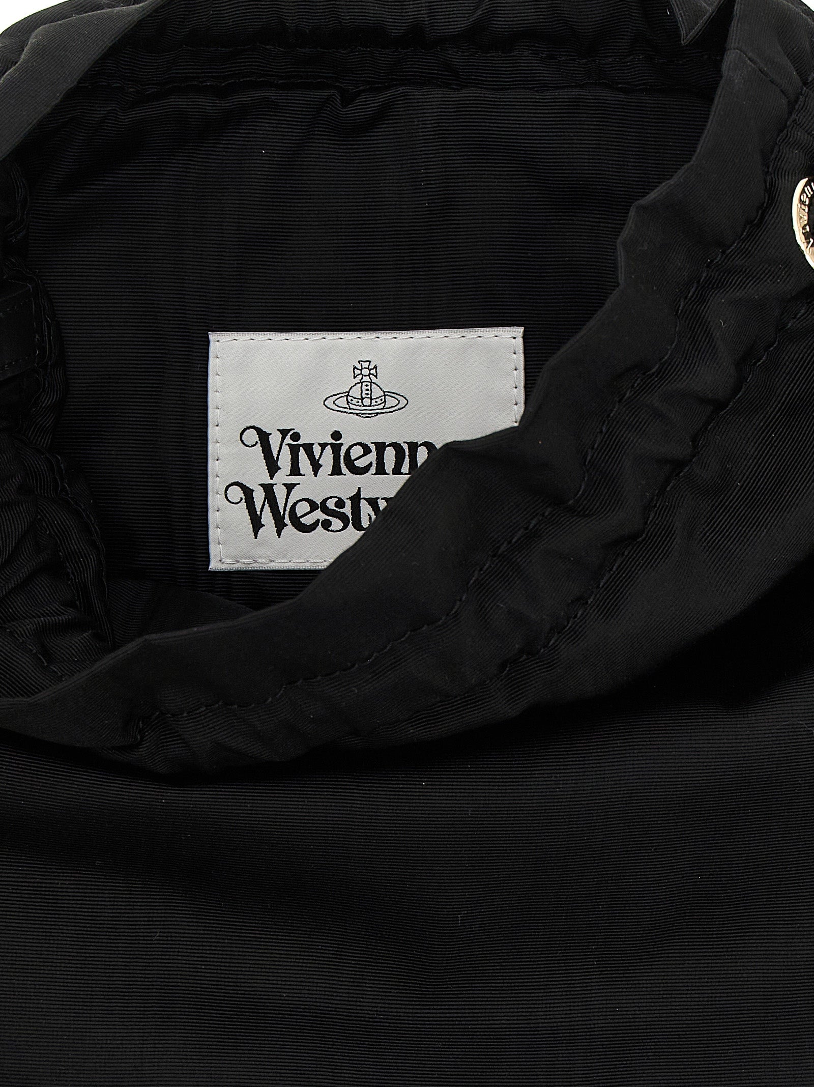 Vivienne Westwood Black Viscose Handbag Vivienne Westwood