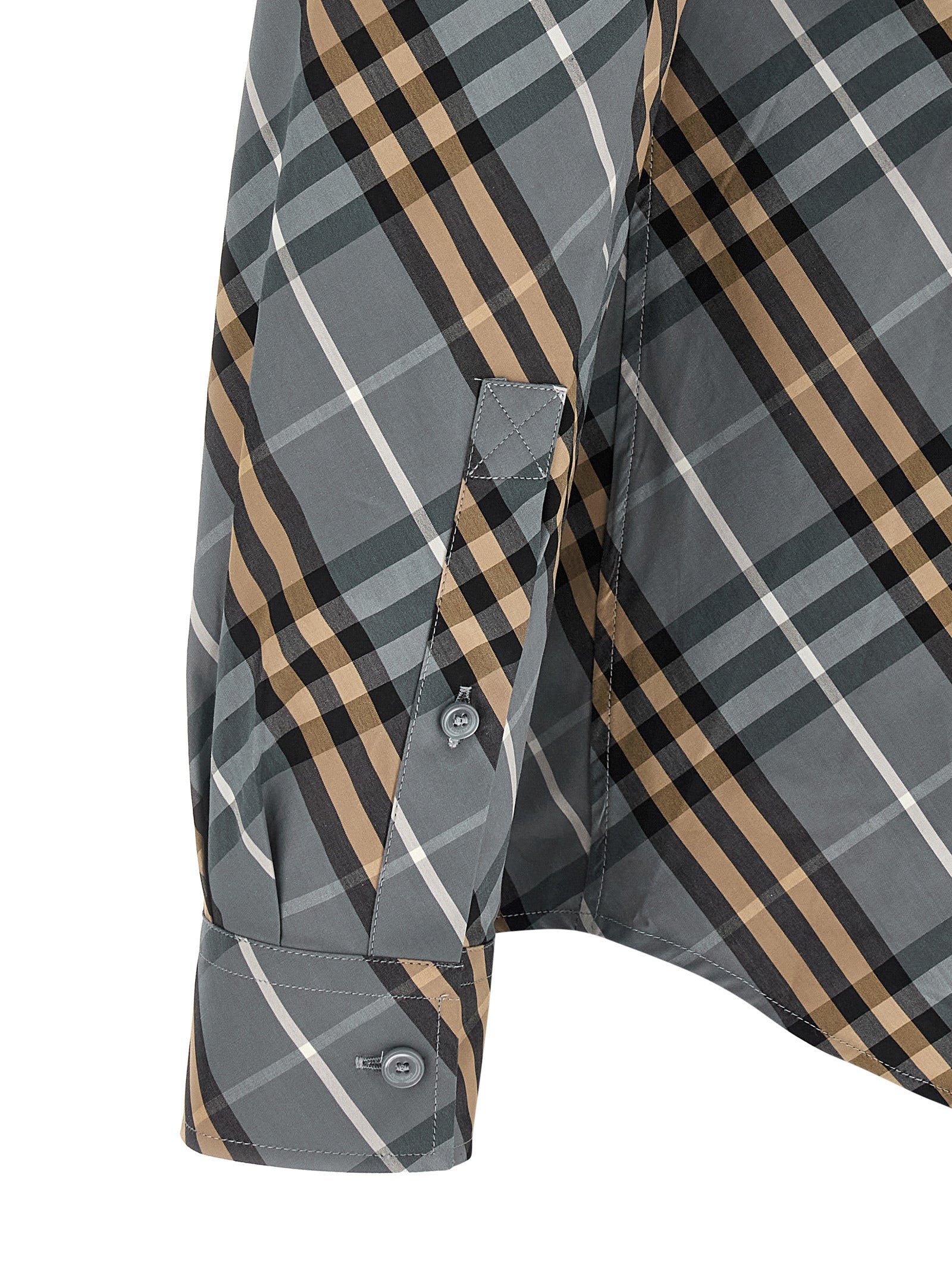 Burberry Multicolor Cotton Blouse Burberry