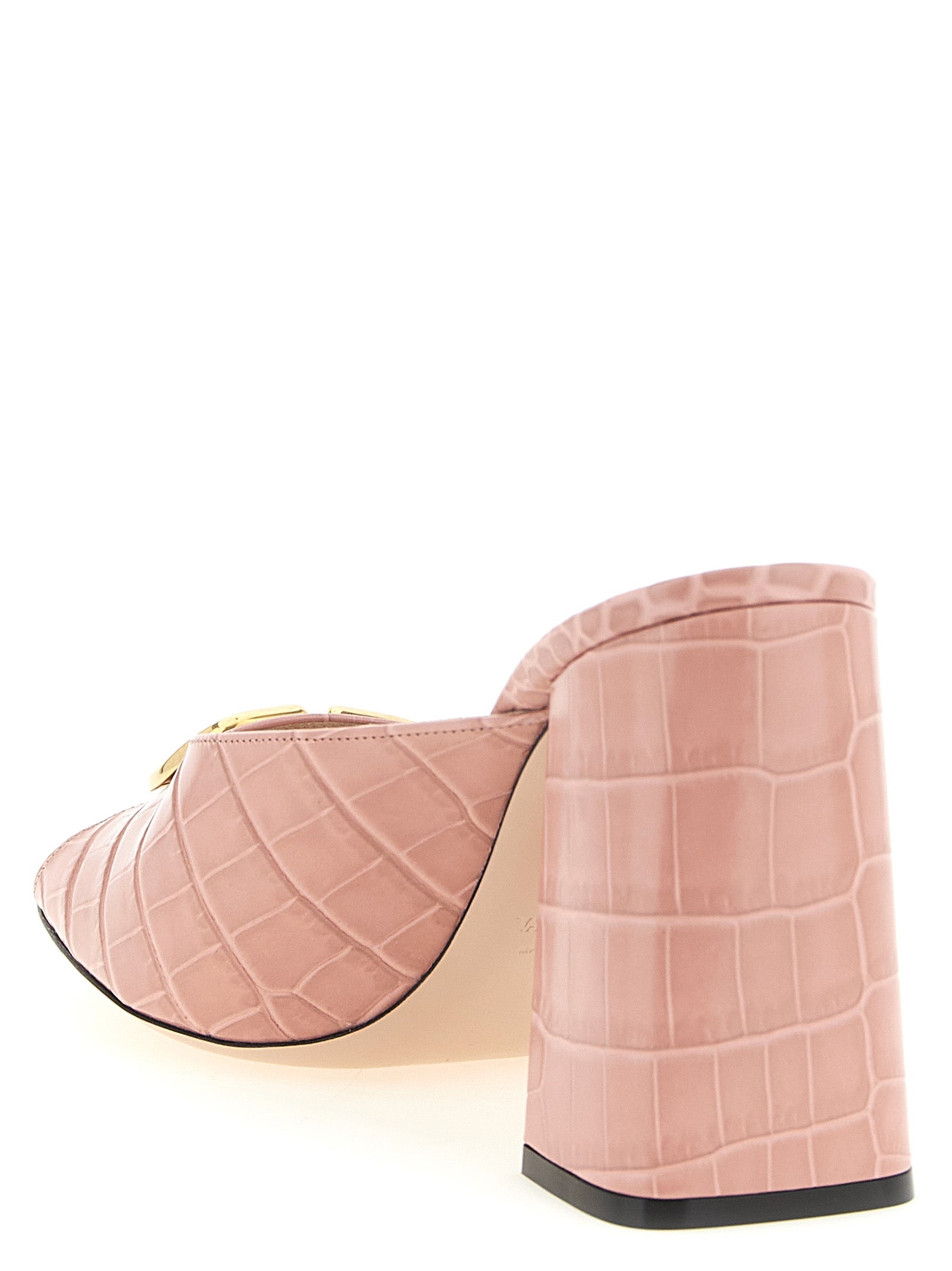 Valentino Garavani Multicolor Calfskin Stiletto Heel Sandals Valentino Garavani