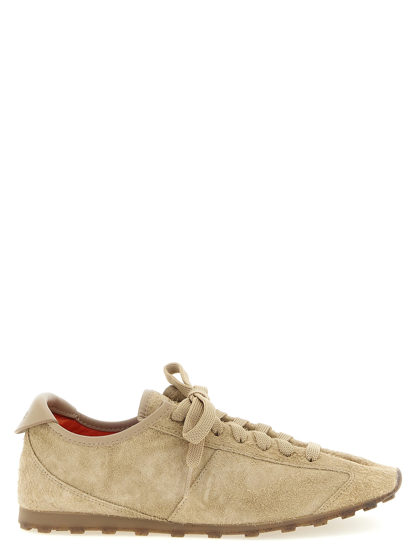 Jacquemus Beige Cowhide Athletic Sneakers Jacquemus