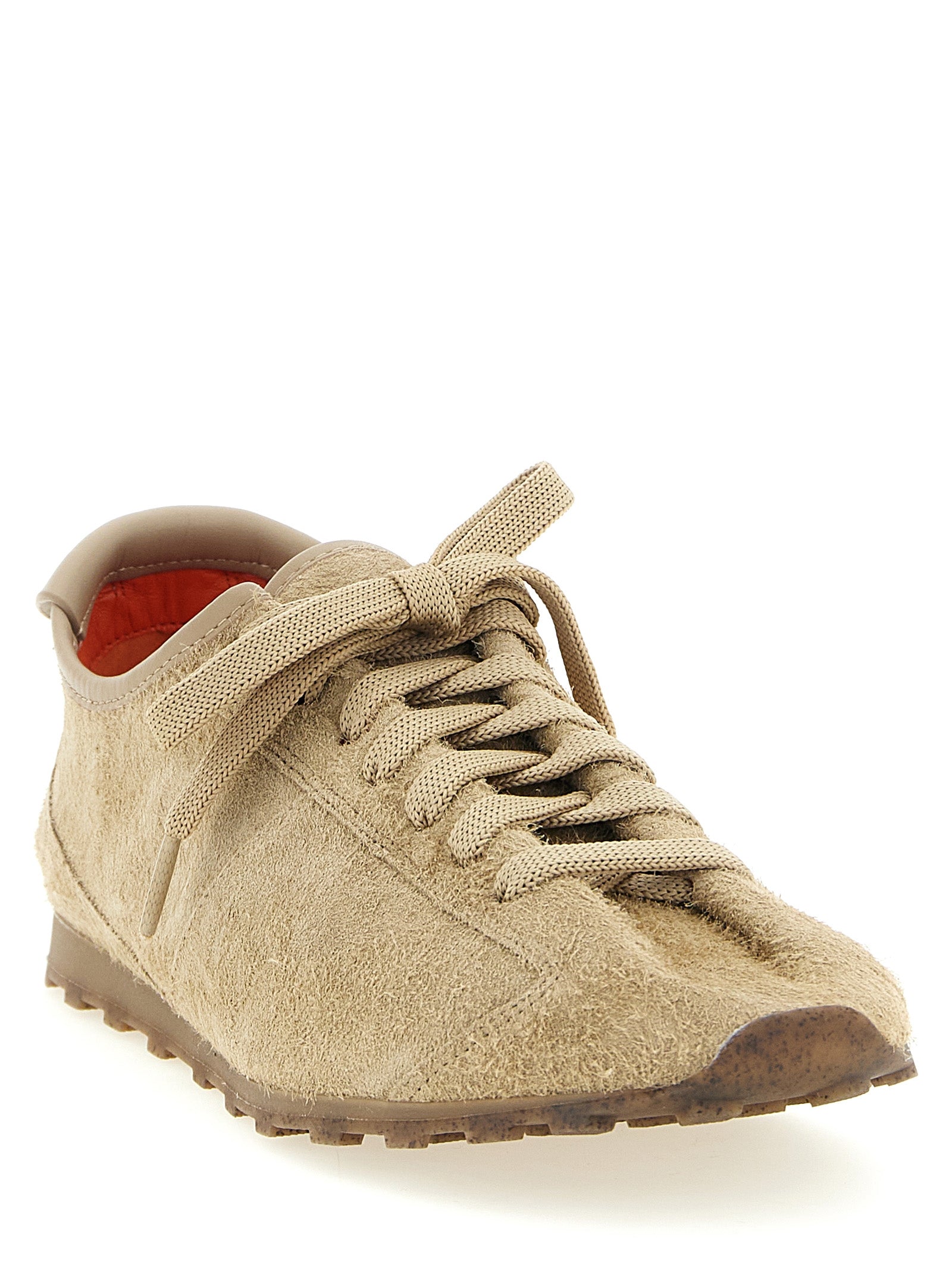Jacquemus Beige Cowhide Athletic Sneakers Jacquemus