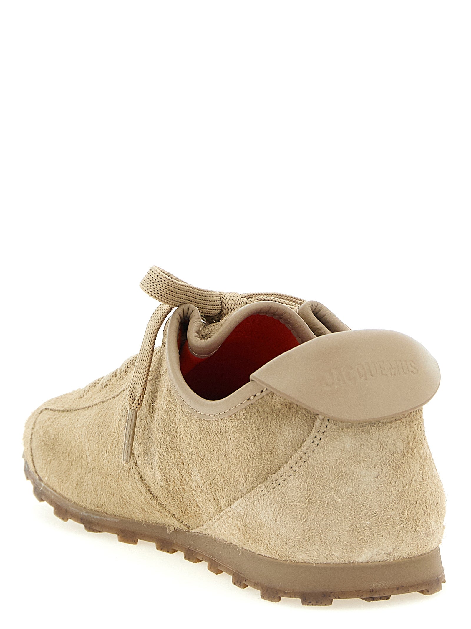 Jacquemus Beige Cowhide Athletic Sneakers Jacquemus