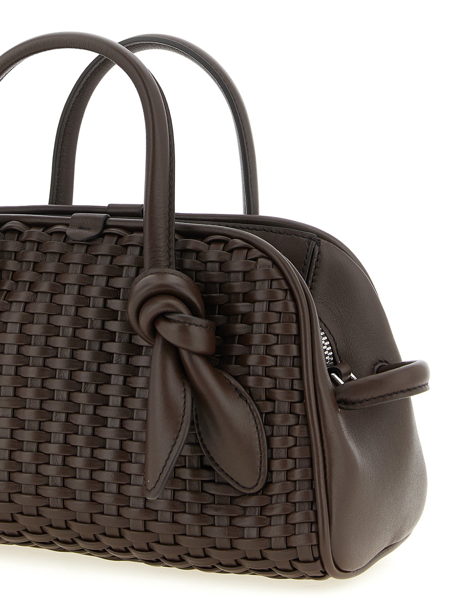 Jacquemus Brown Cotton Handbag Jacquemus