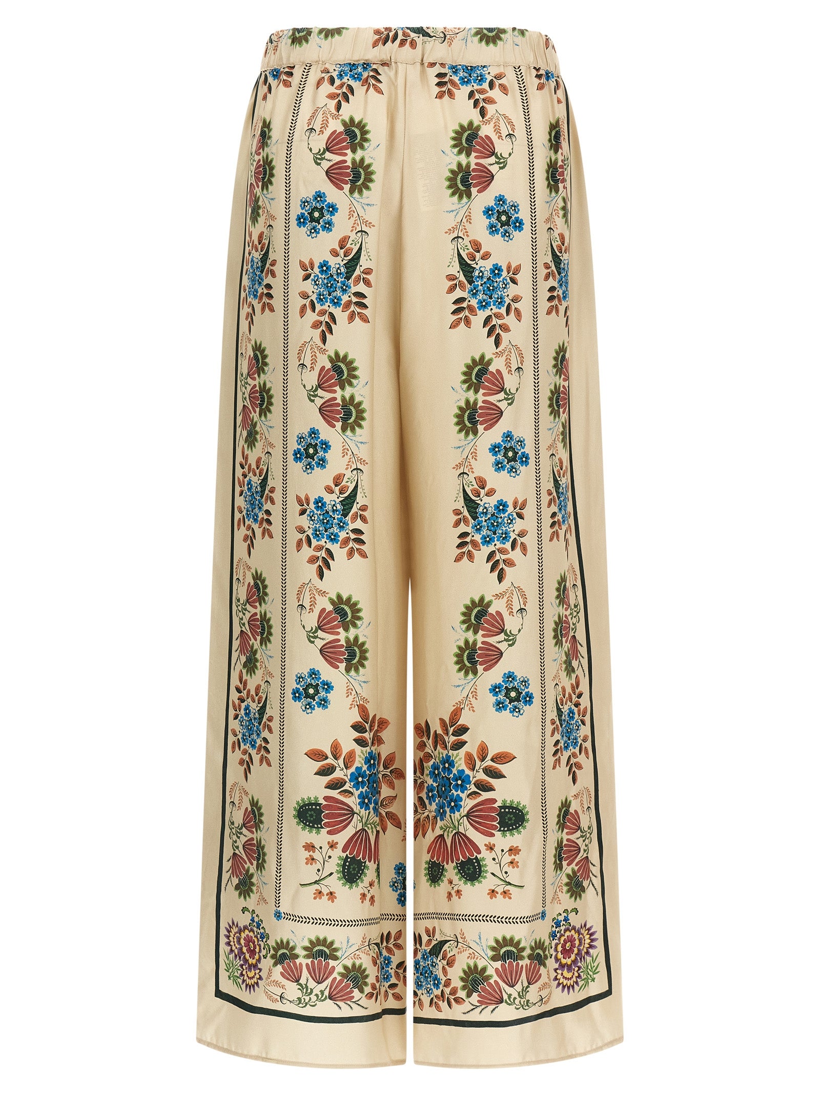 Max Mara Beige Silk Casual Pants